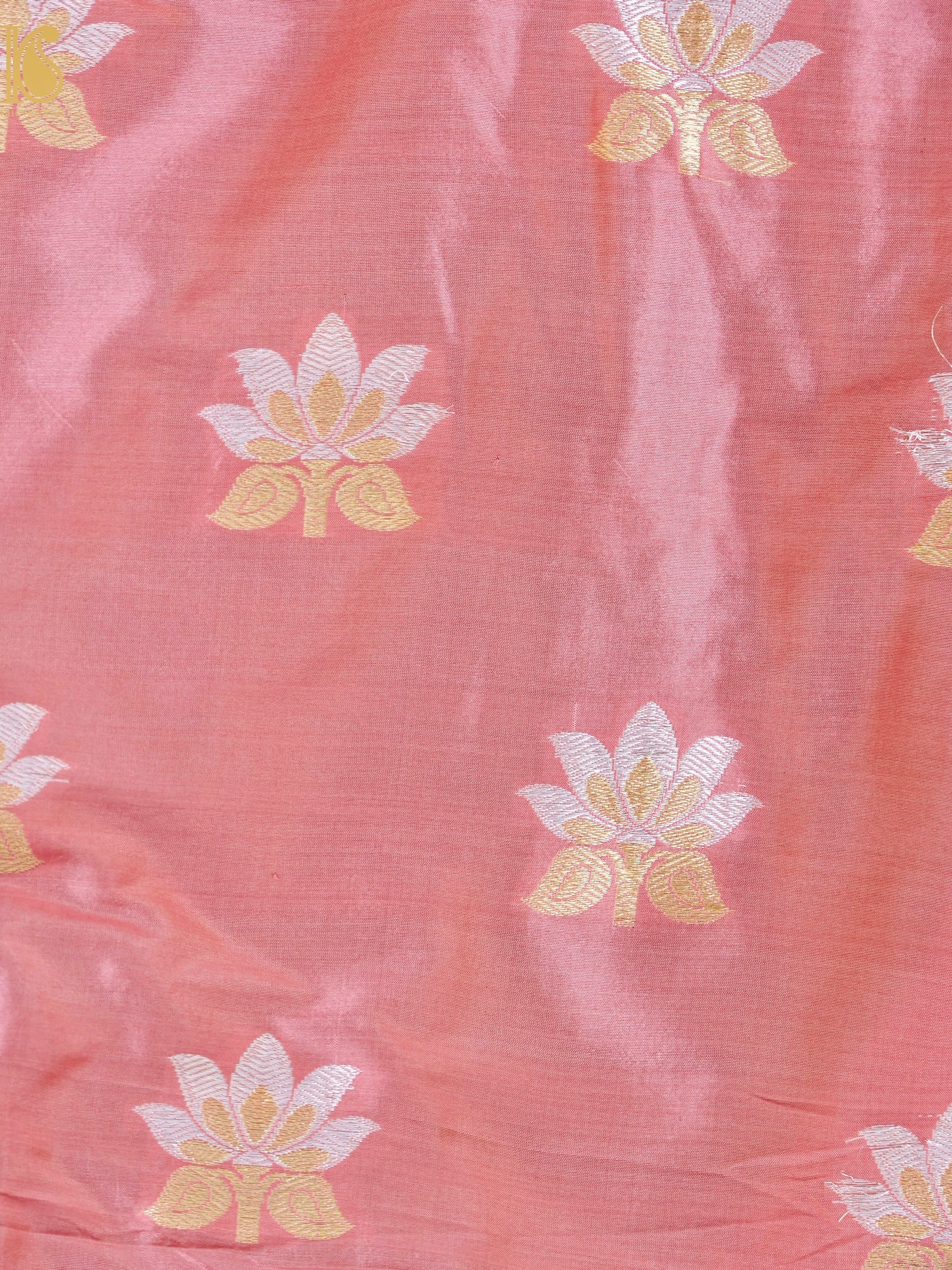 Handloom Banarasi Katan Silk Kalidar Mrinala Lehenga