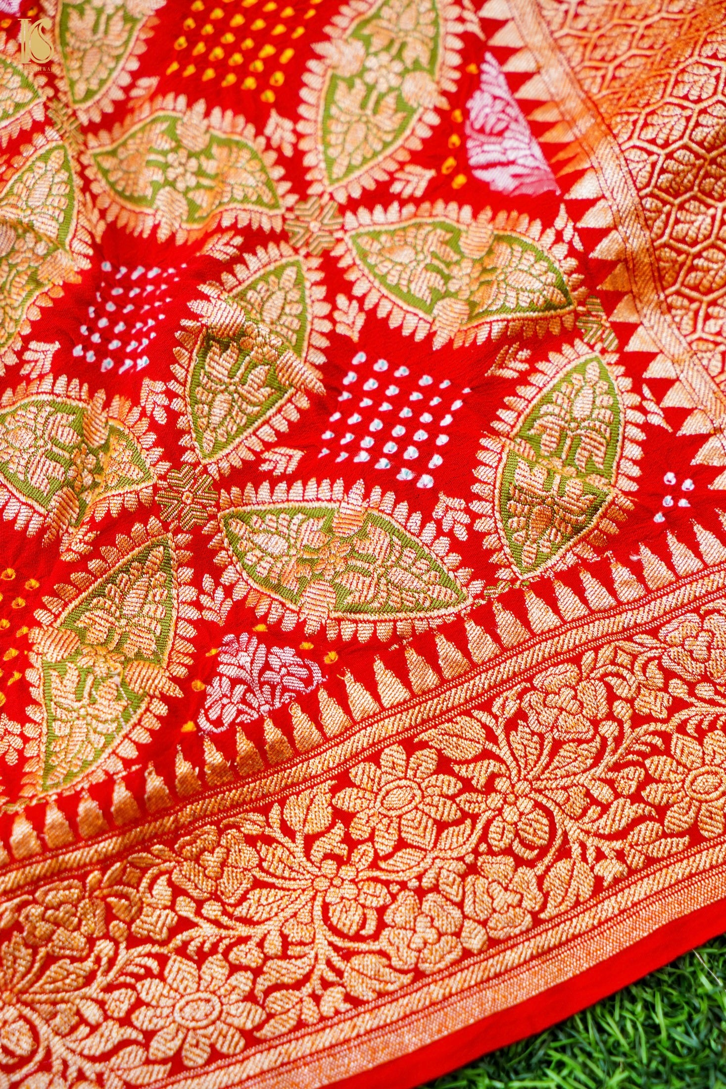 Georgette Banarasi Bandhani Dupatta