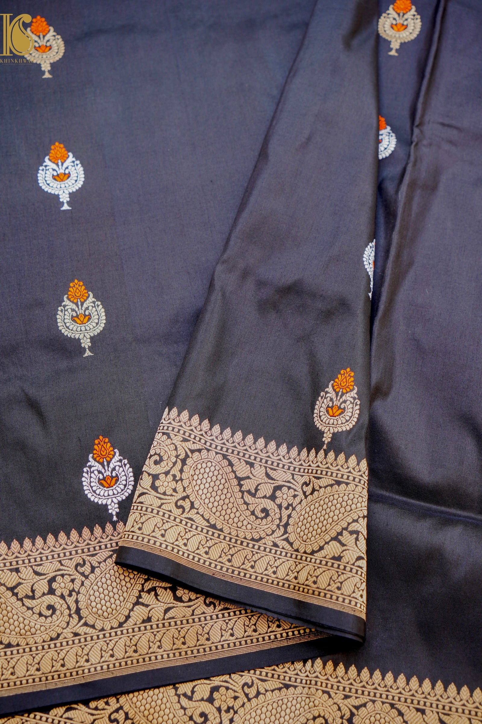 Banarasi Handloom Pure Katan Silk Kadwa Saree