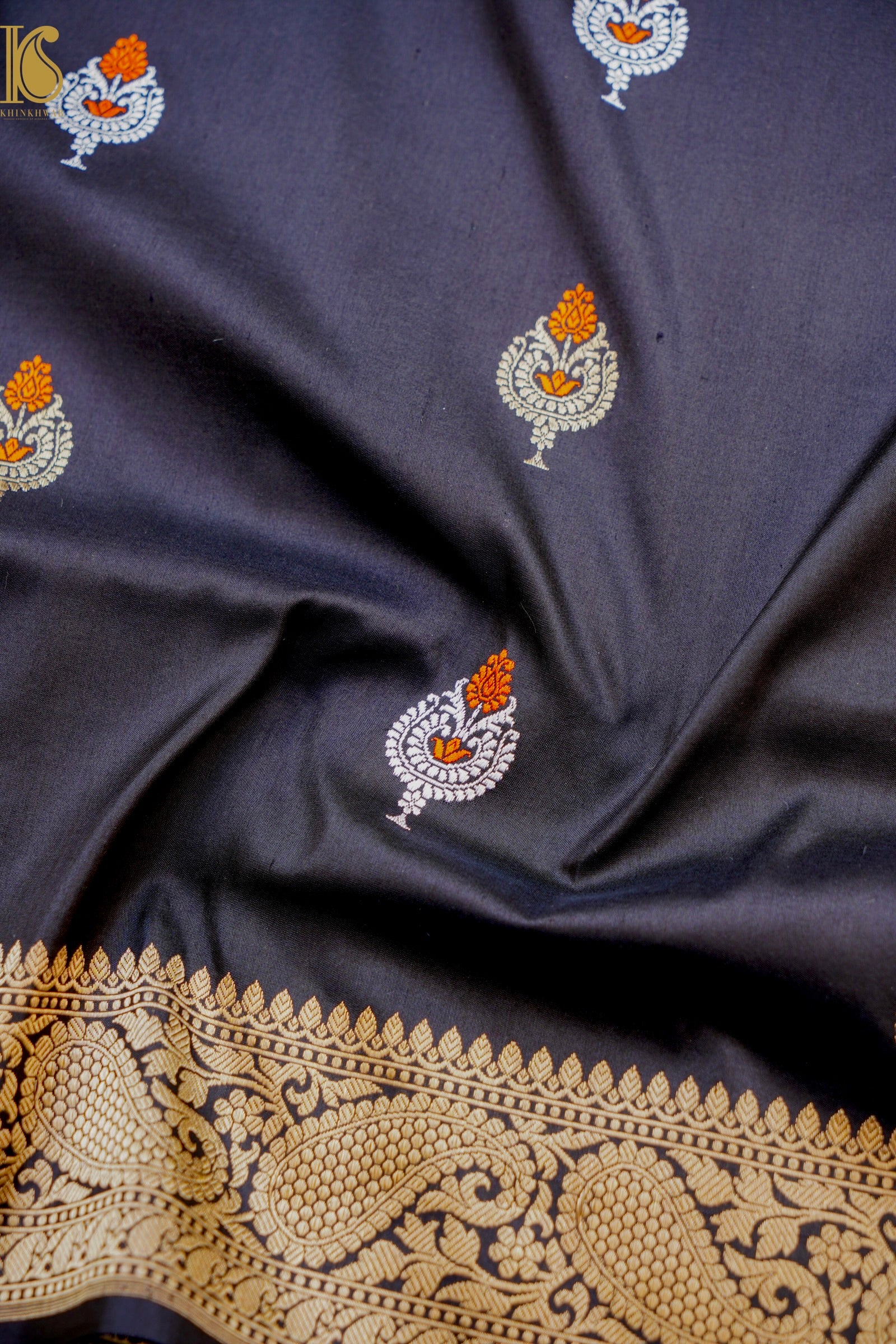 Banarasi Handloom Pure Katan Silk Kadwa Saree