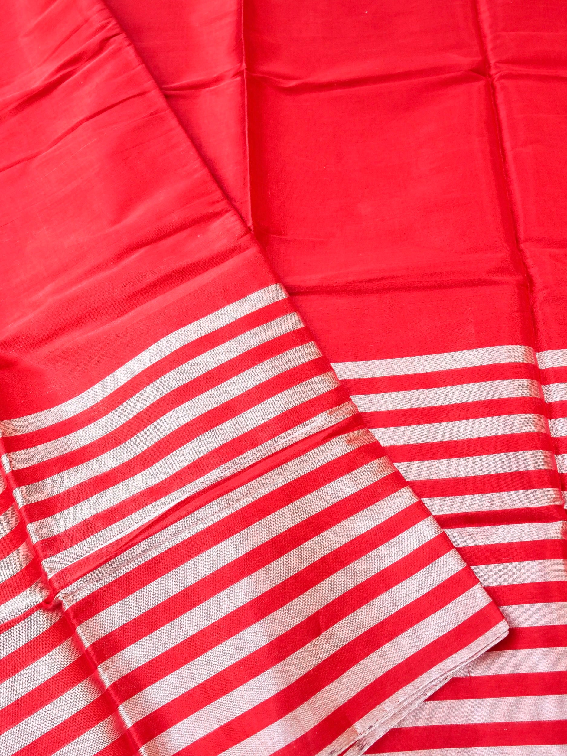 Chanderi Tissue Silk Handwoven Saree