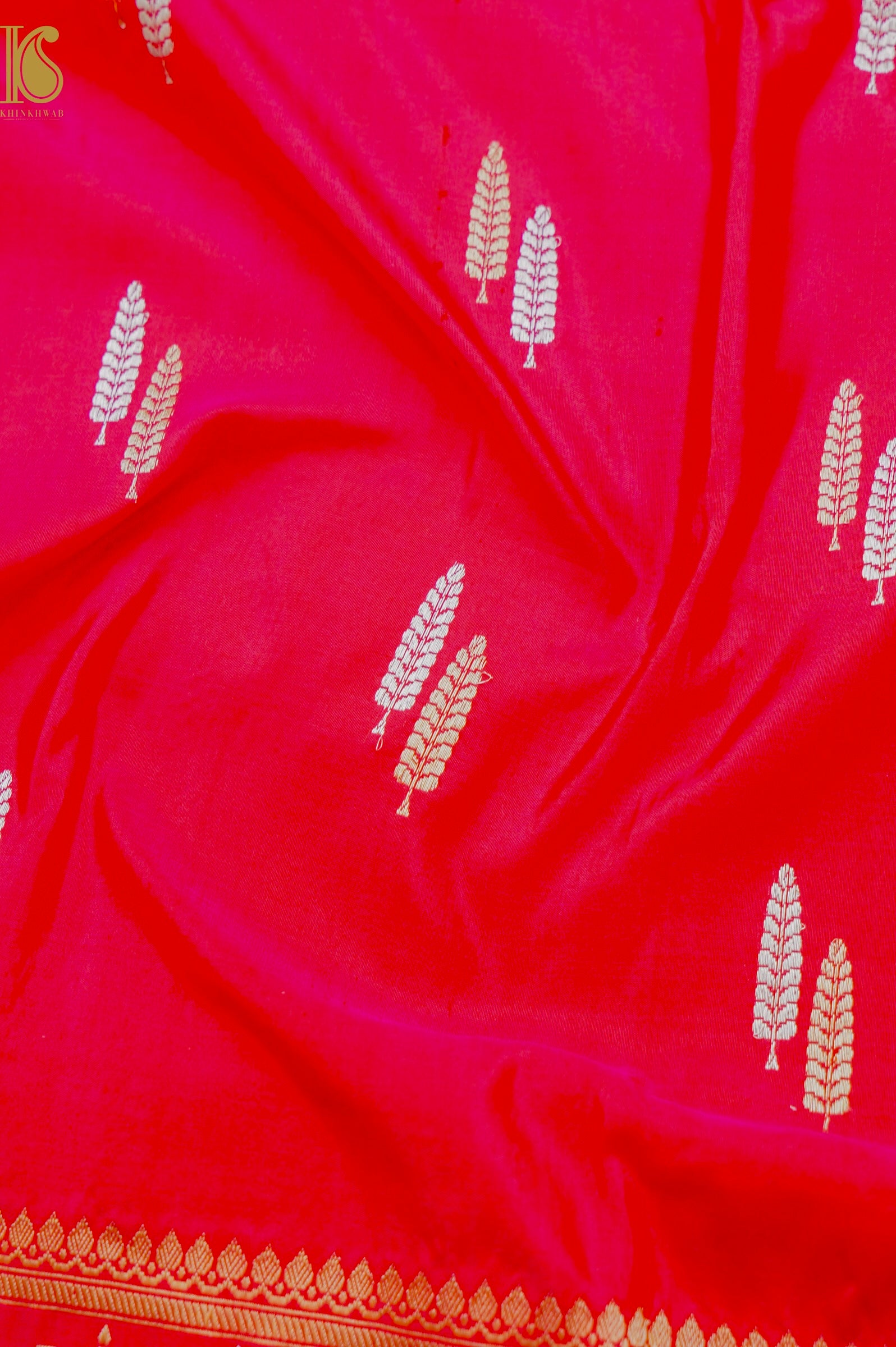 Banarasi Handloom Pure Katan Silk Kadwa Saree