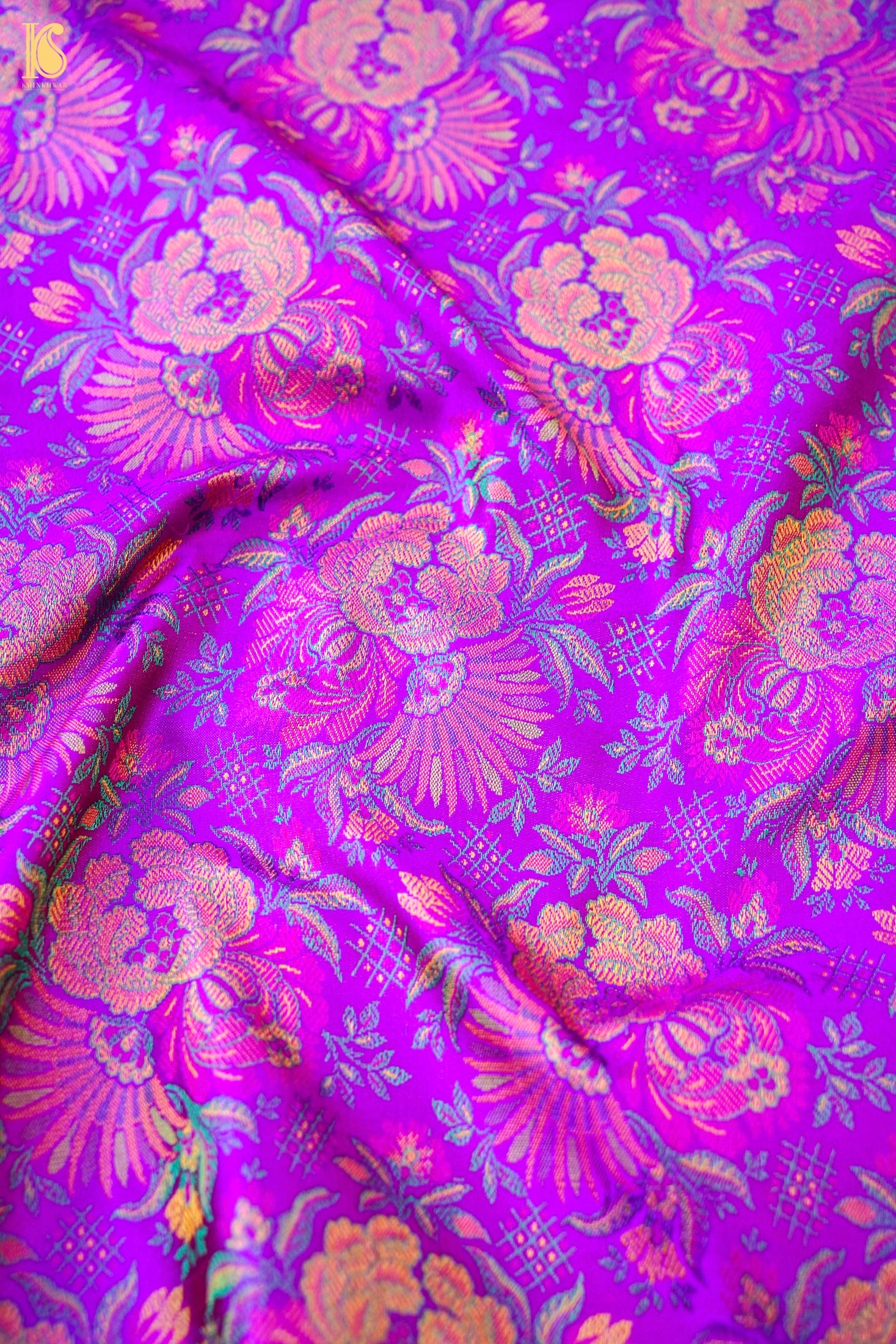 Handloom Banarasi Juhi Tanchoi Silk Fabric