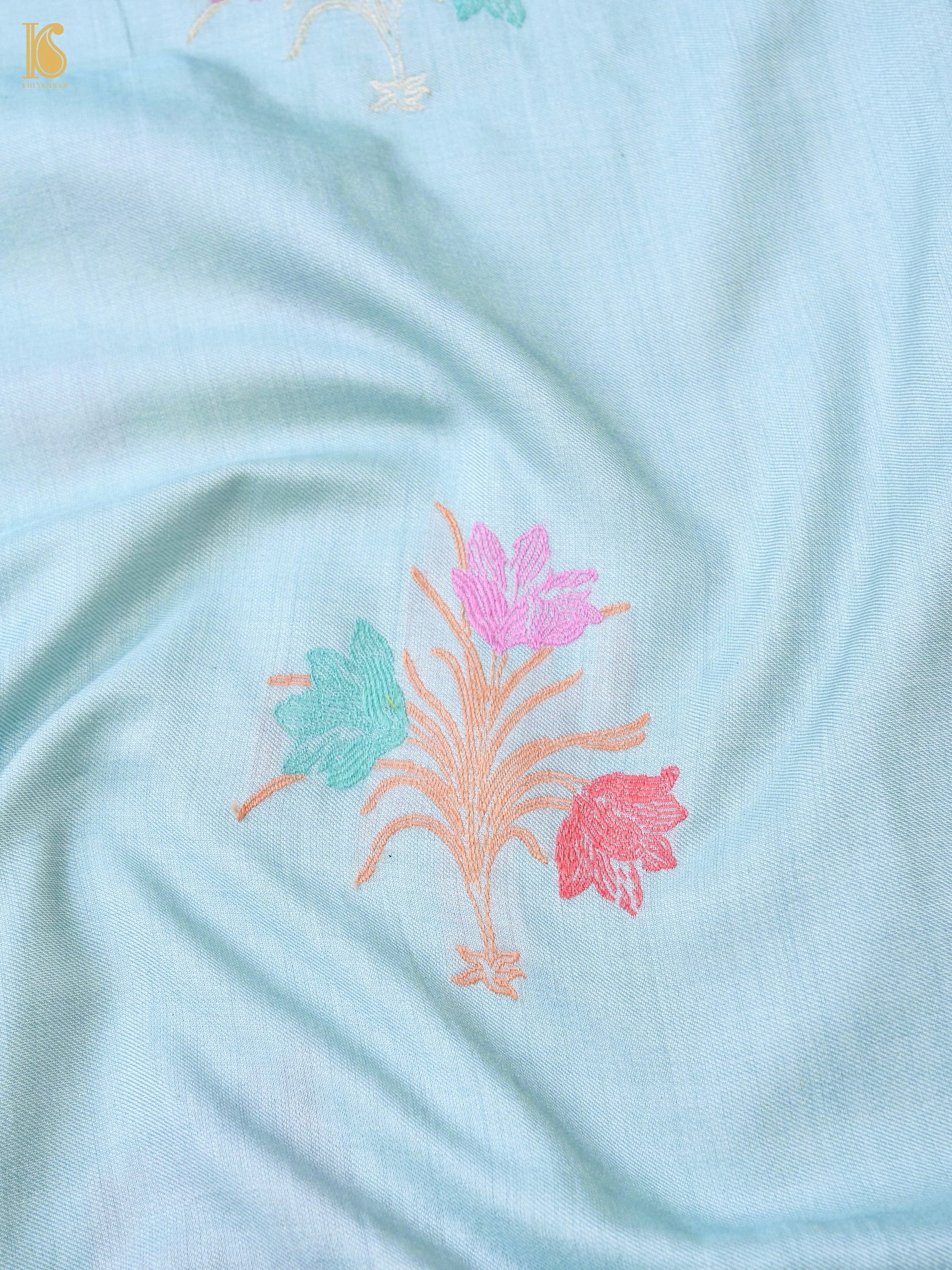 Handloom Katan Silk Banarasi Kadwa Ektara Saree