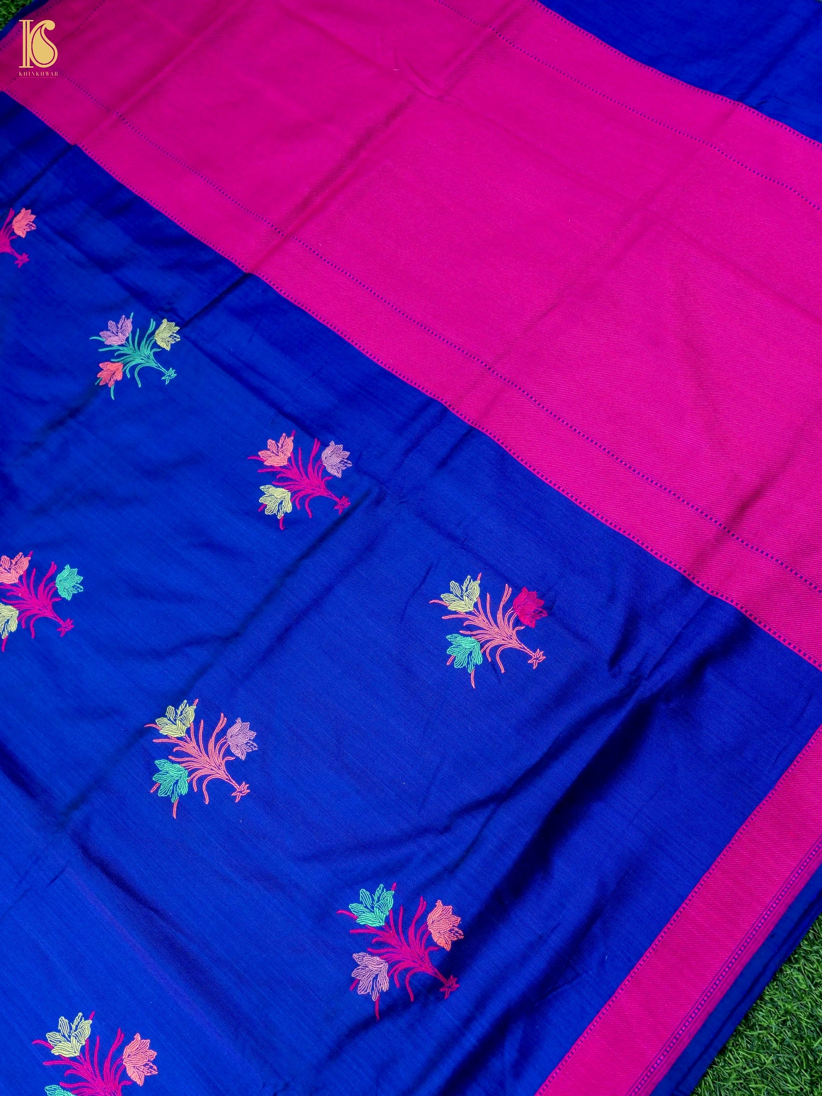 Handloom Katan Silk Banarasi Kadwa Ektara Saree