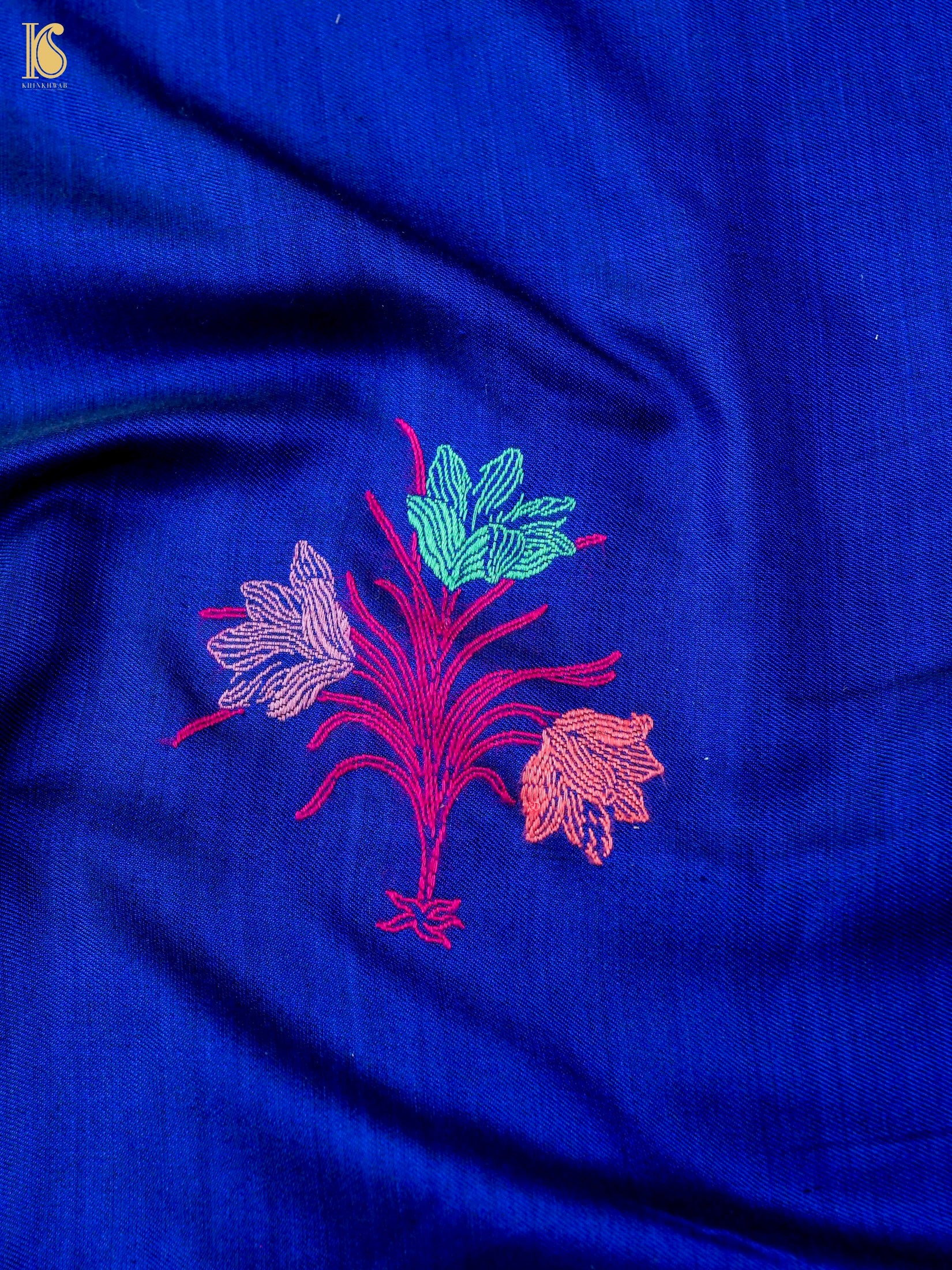 Handloom Katan Silk Banarasi Kadwa Ektara Saree