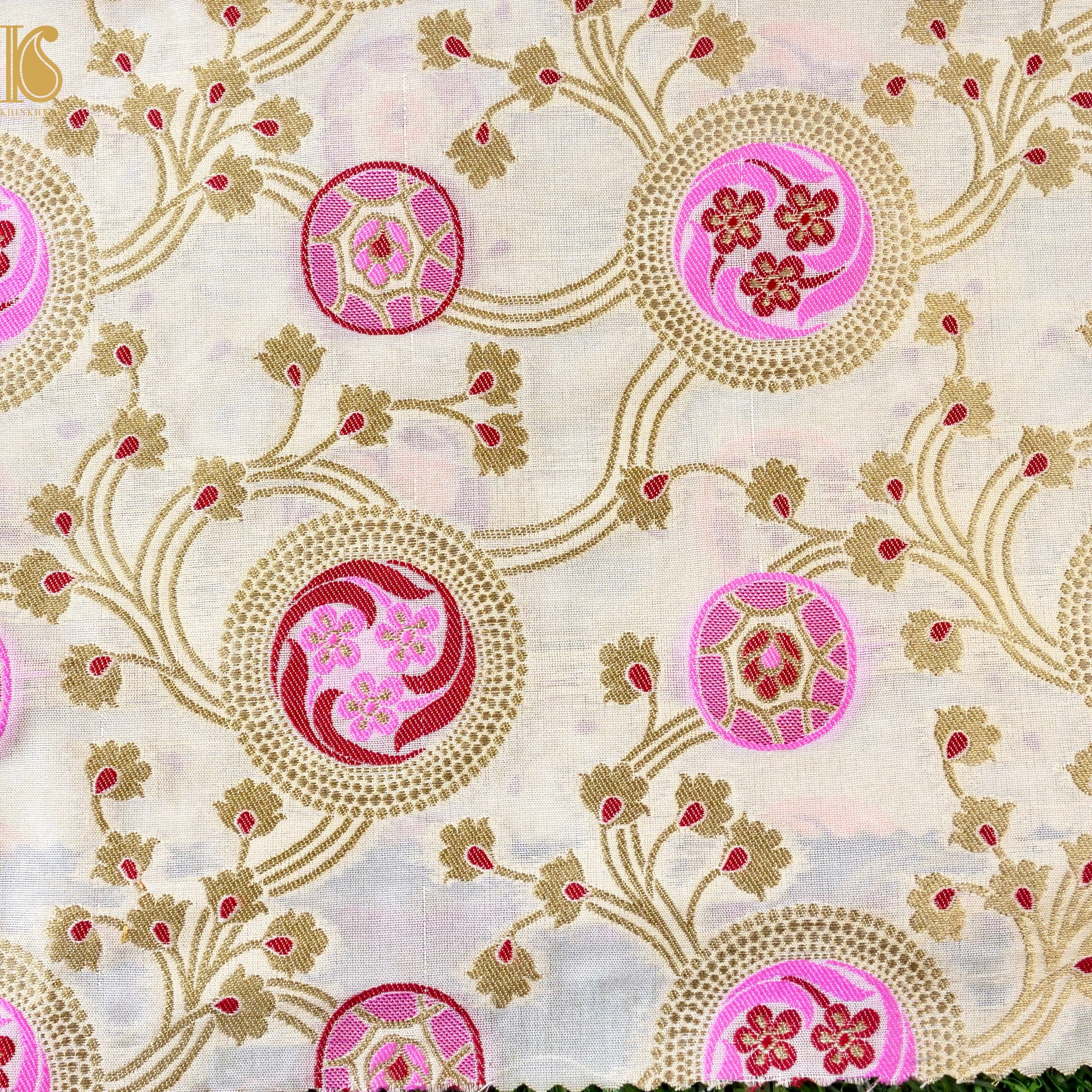 Banarasi Semi Silk Fabric