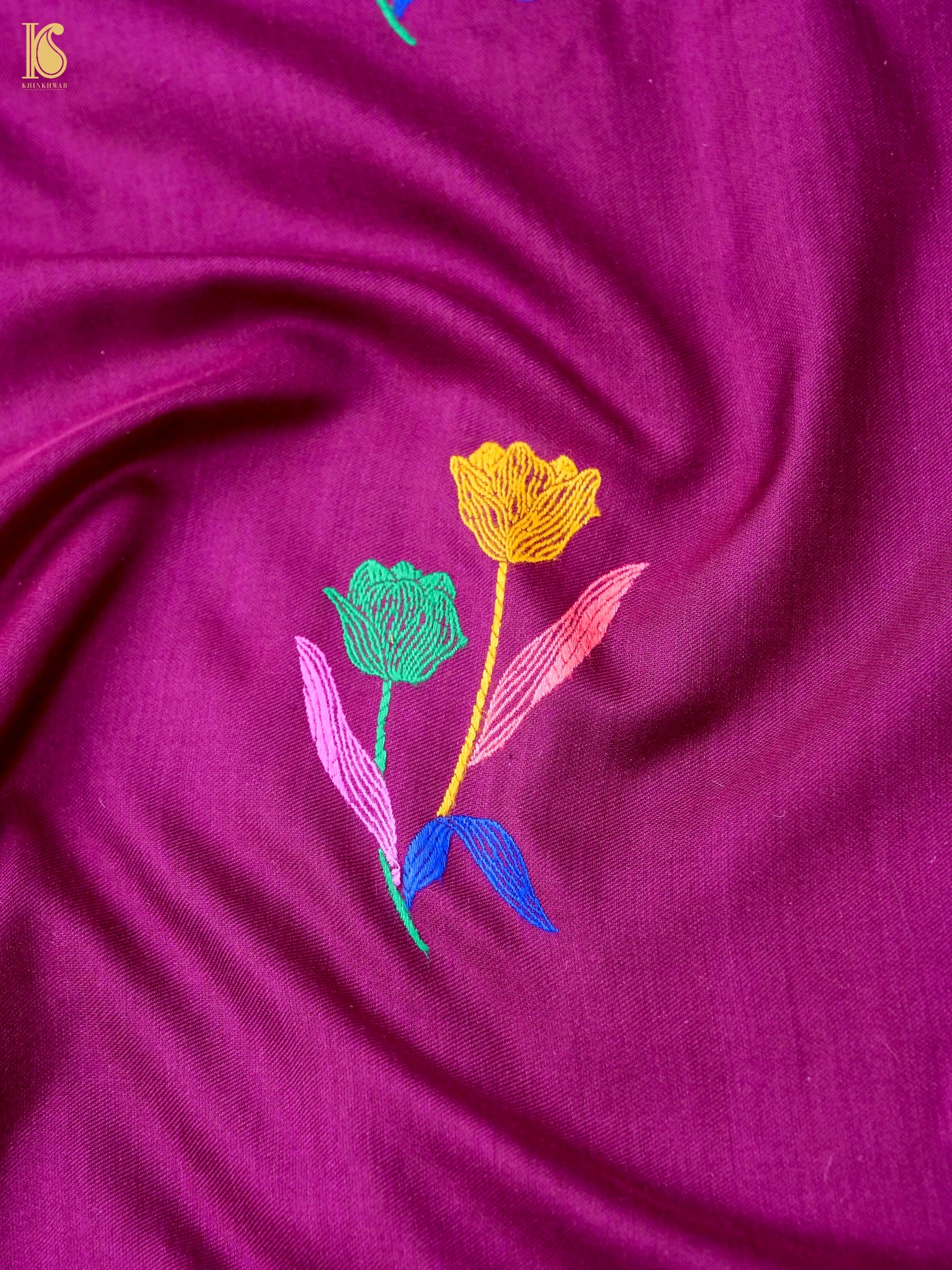 Handloom Katan Silk Banarasi Kadwa Ektara Saree