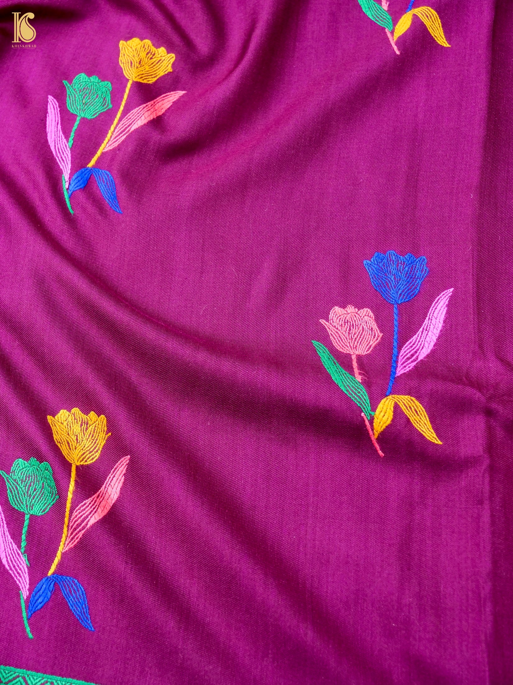 Handloom Katan Silk Banarasi Kadwa Ektara Saree