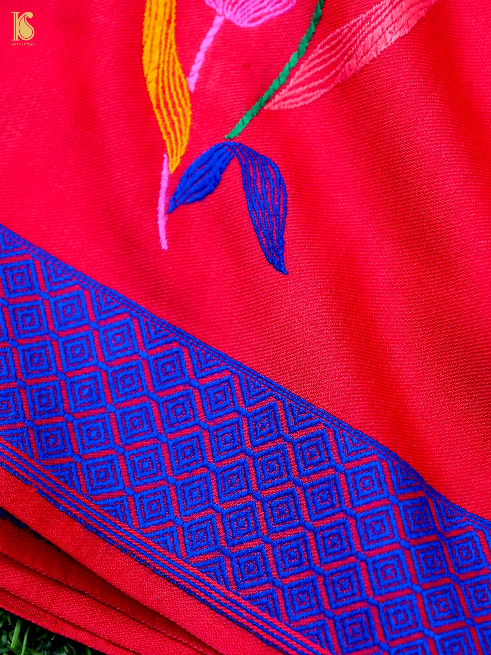 Handloom Katan Silk Banarasi Kadwa Ektara Saree