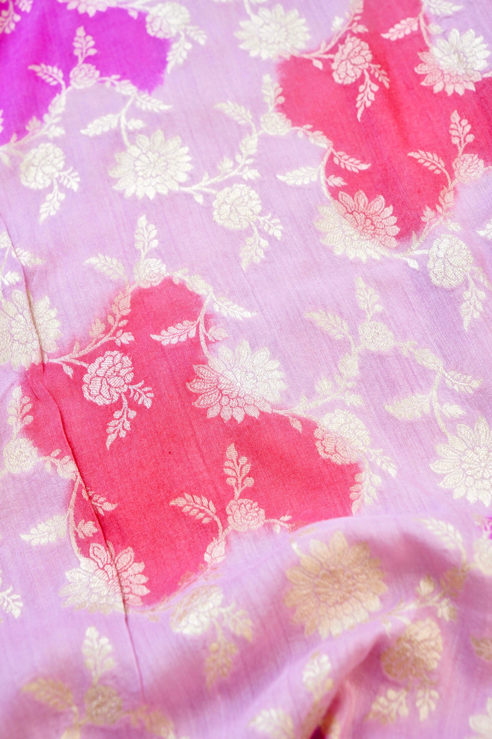 Moonga Silk Handloom Banarasi Suit Fabric