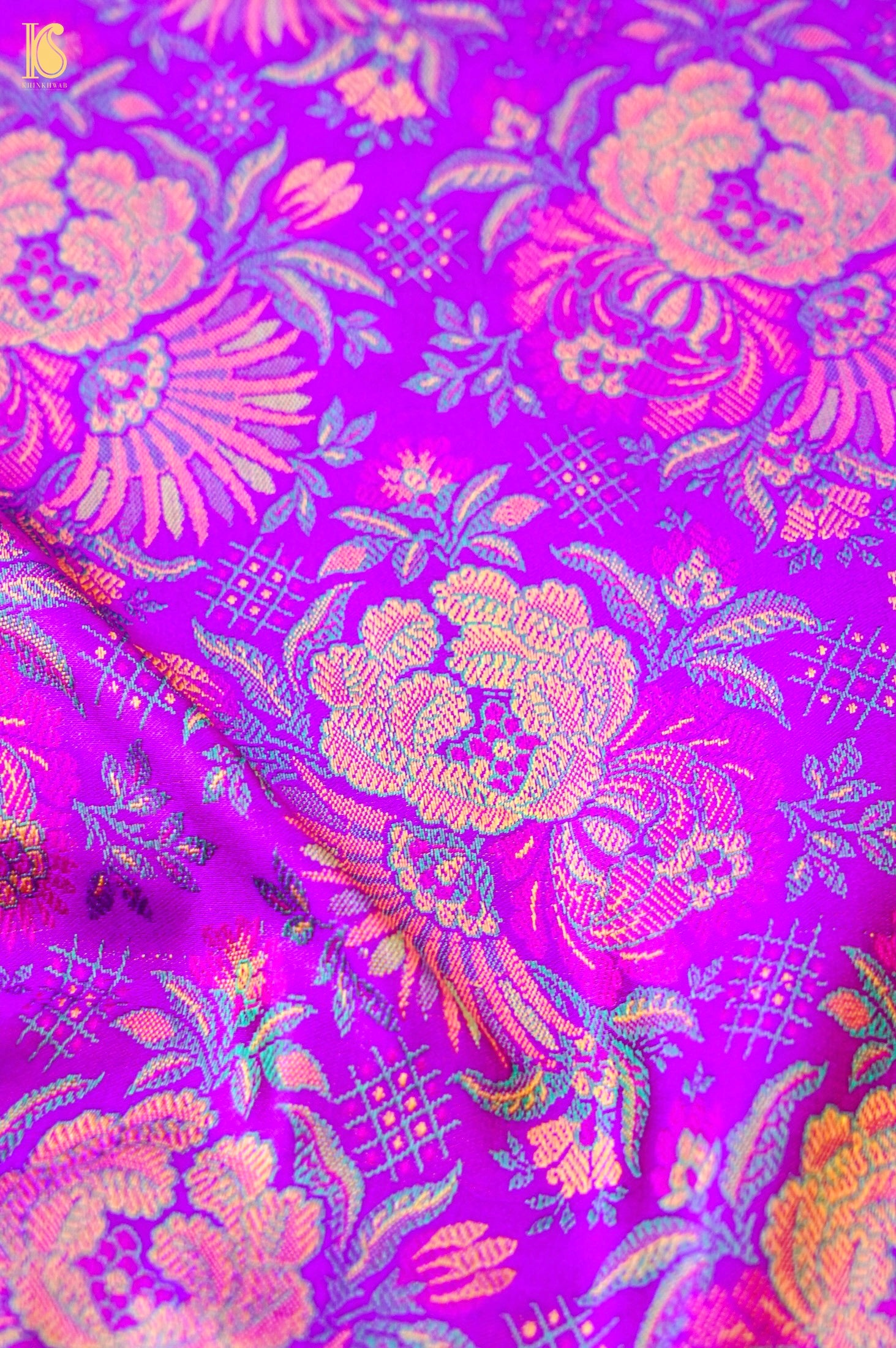 Handloom Banarasi Juhi Tanchoi Silk Fabric