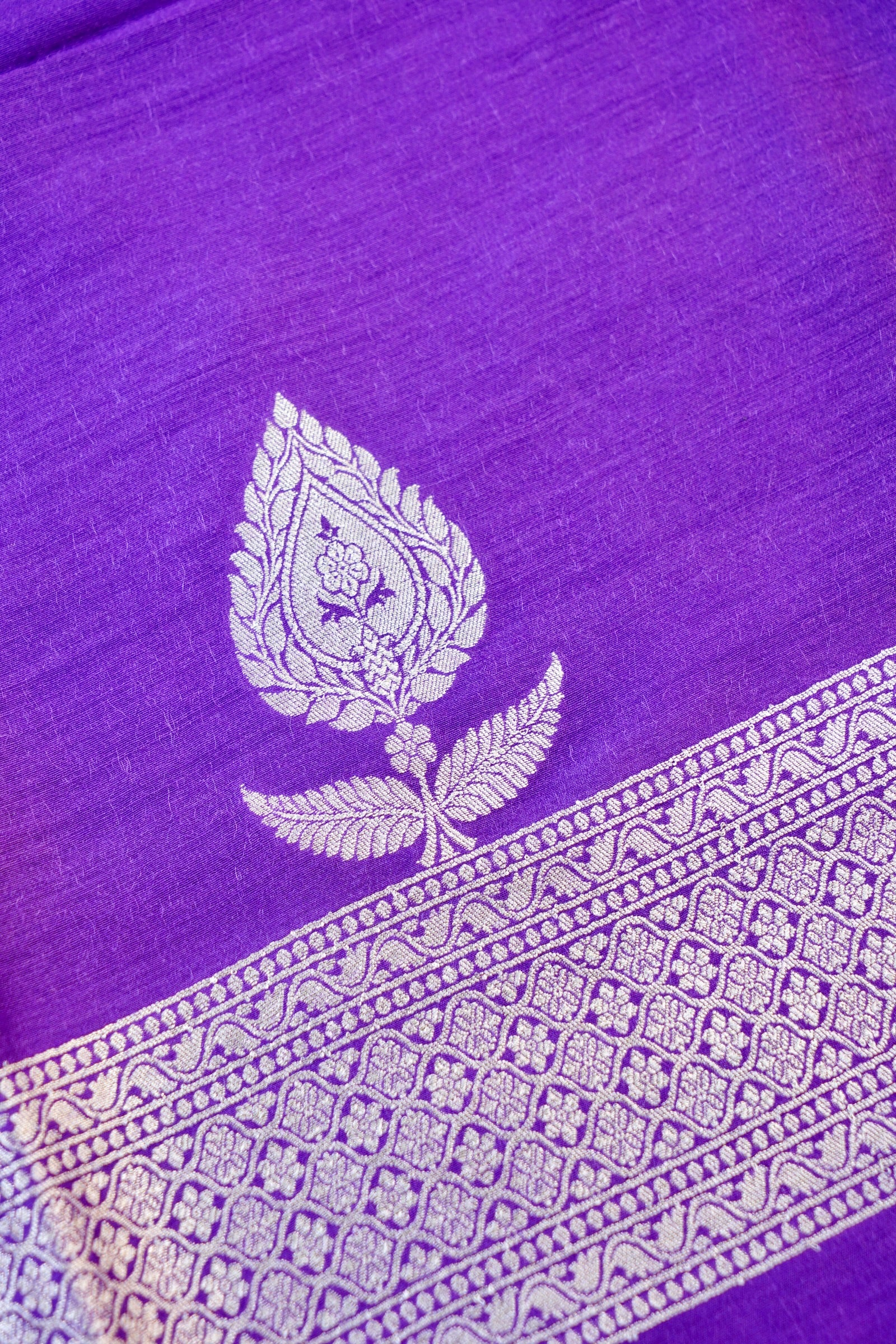 Moonga Silk Handloom Banarasi Suit Fabric