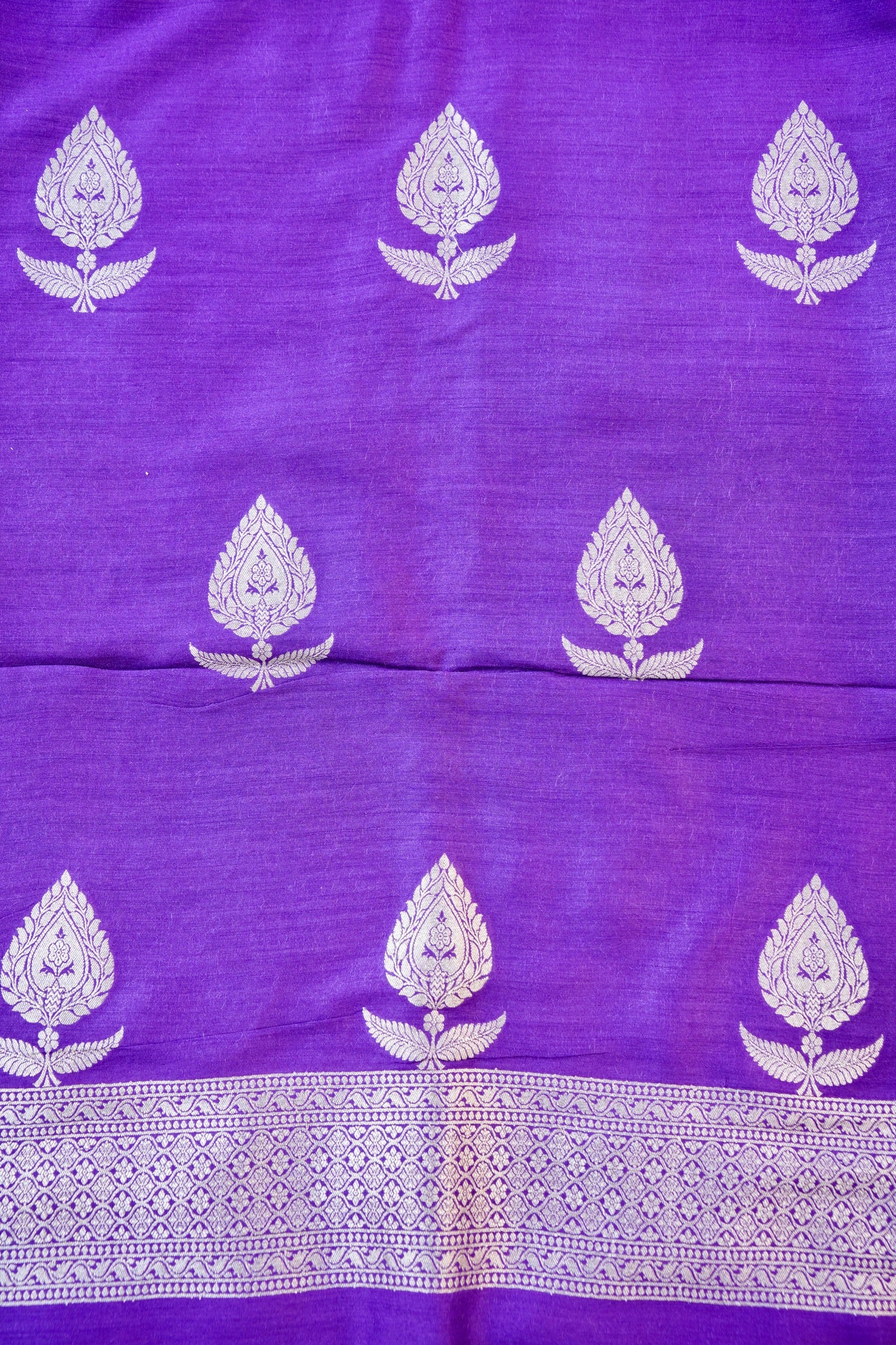 Moonga Silk Handloom Banarasi Suit Fabric