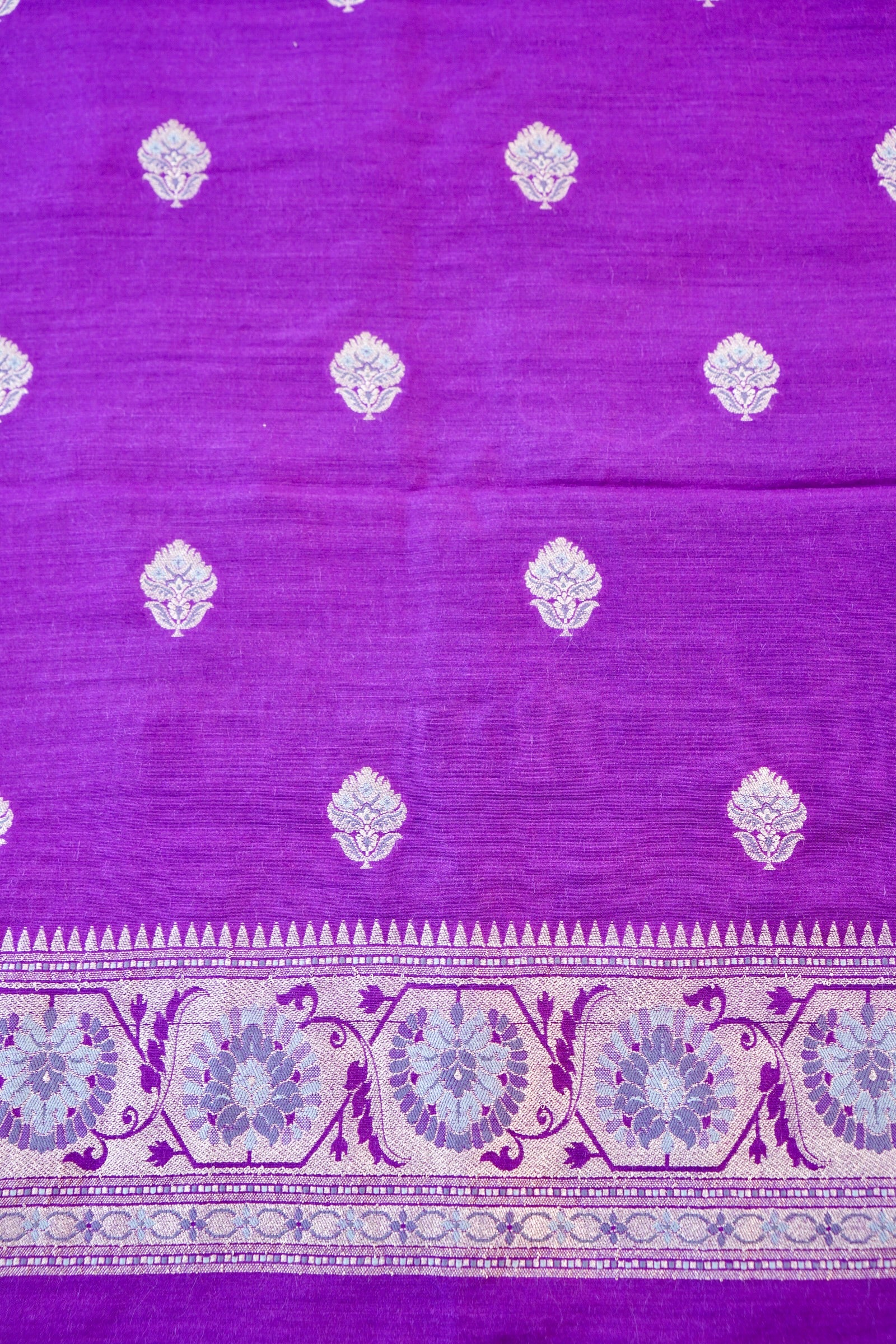 Moonga Silk Handloom Banarasi Suit Fabric