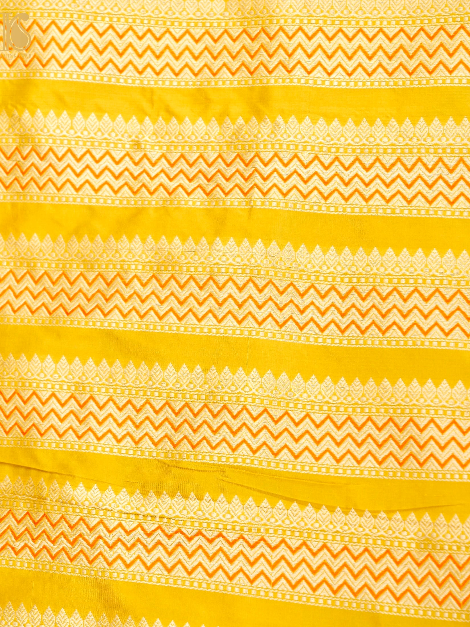 Handloom Banarasi Katan Silk Kalidar Rangtaal Lehenga