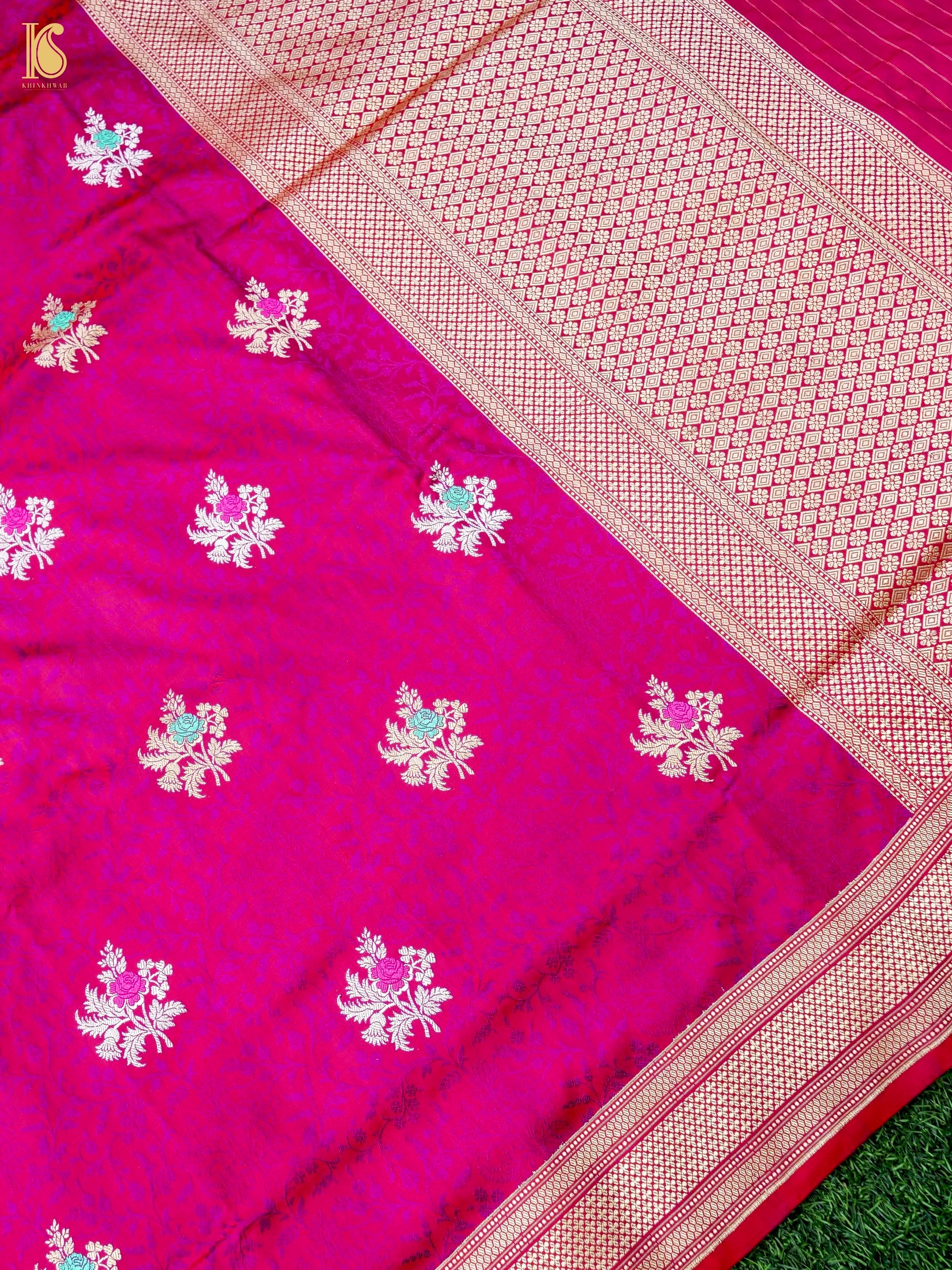 Handloom Banarasi Katan Silk Kadwa Tanchoi Saree