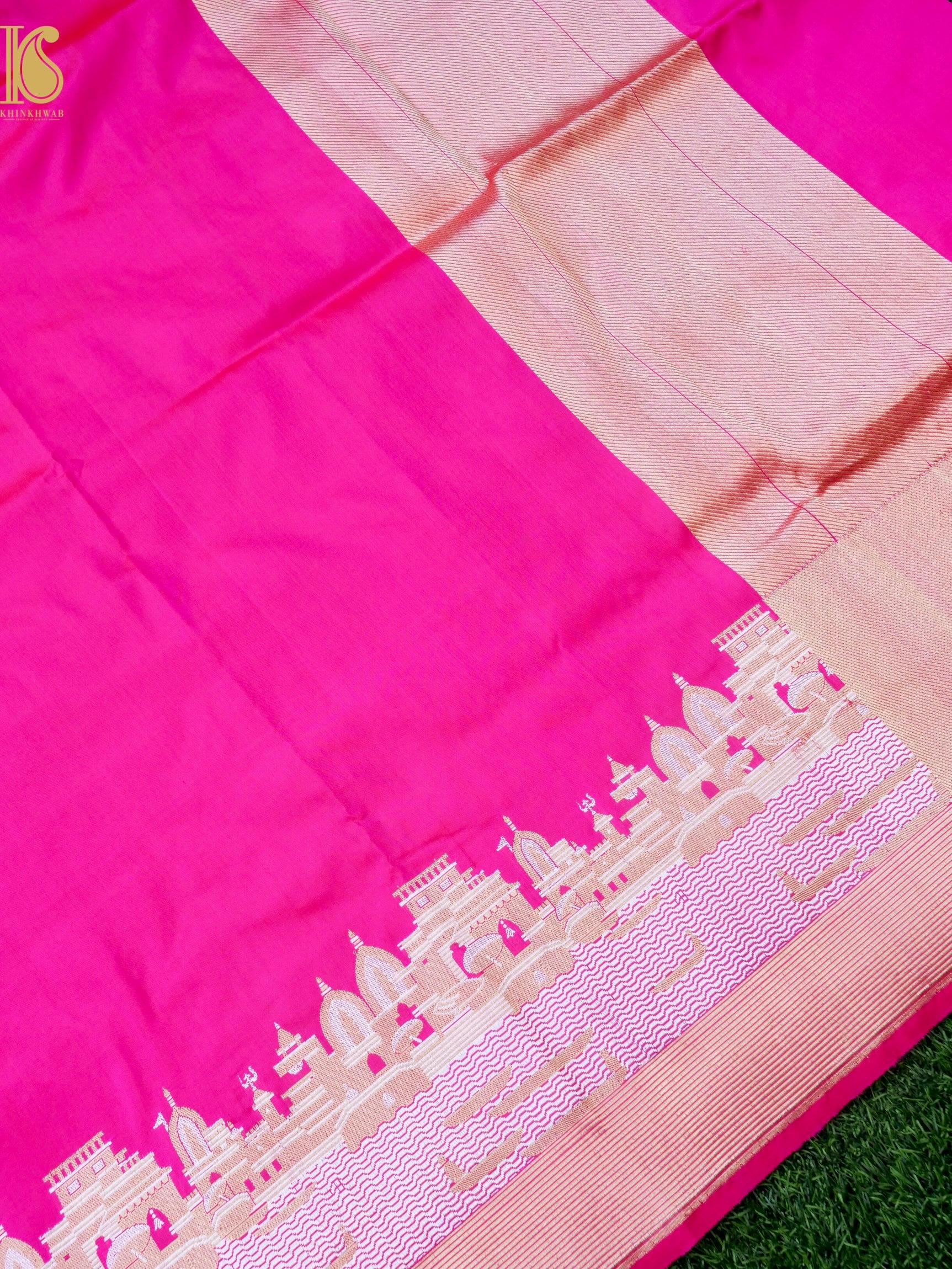 Handwoven Banaras Ghaat Pure Silk Saree