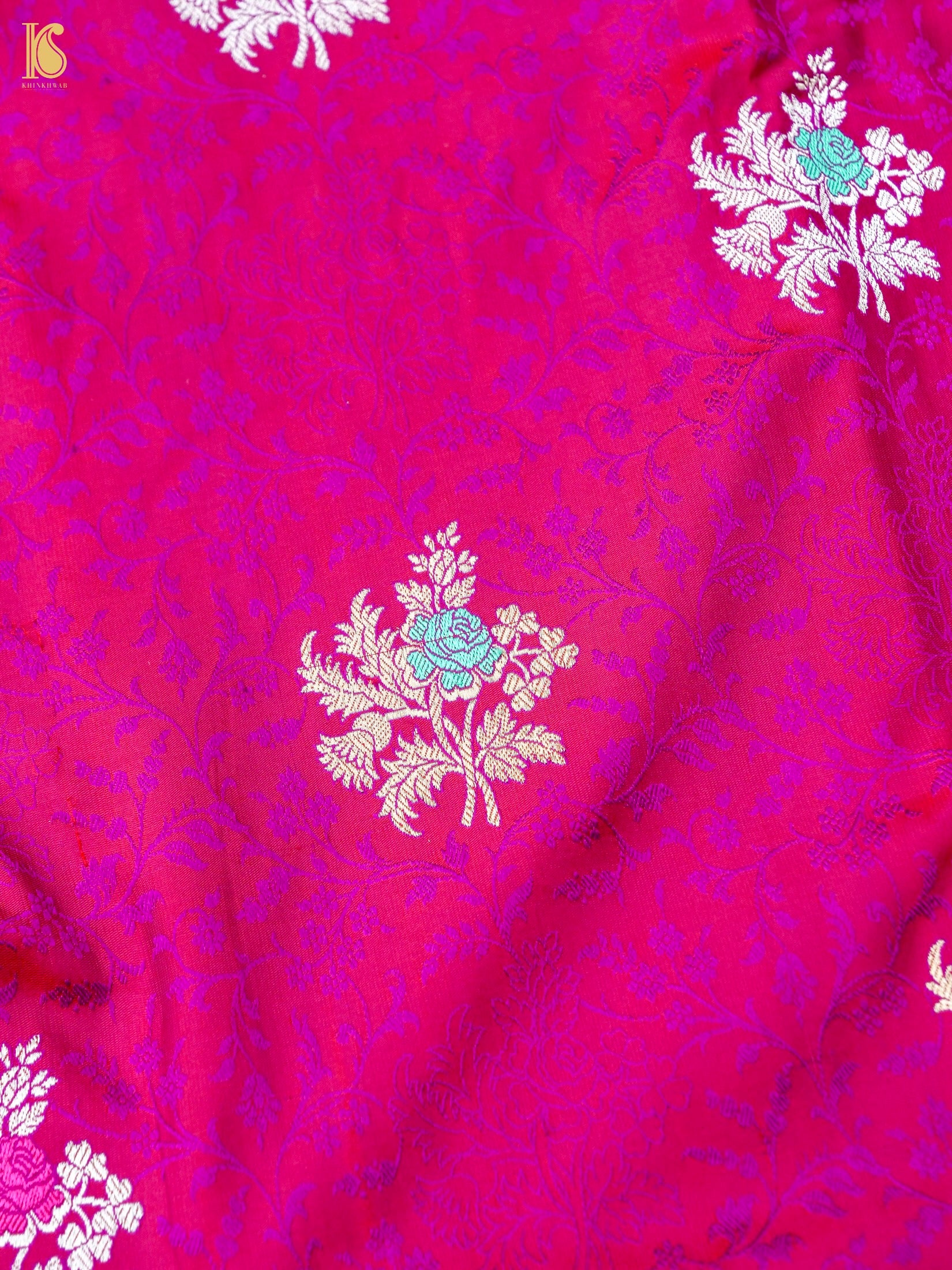 Handloom Banarasi Katan Silk Kadwa Tanchoi Saree
