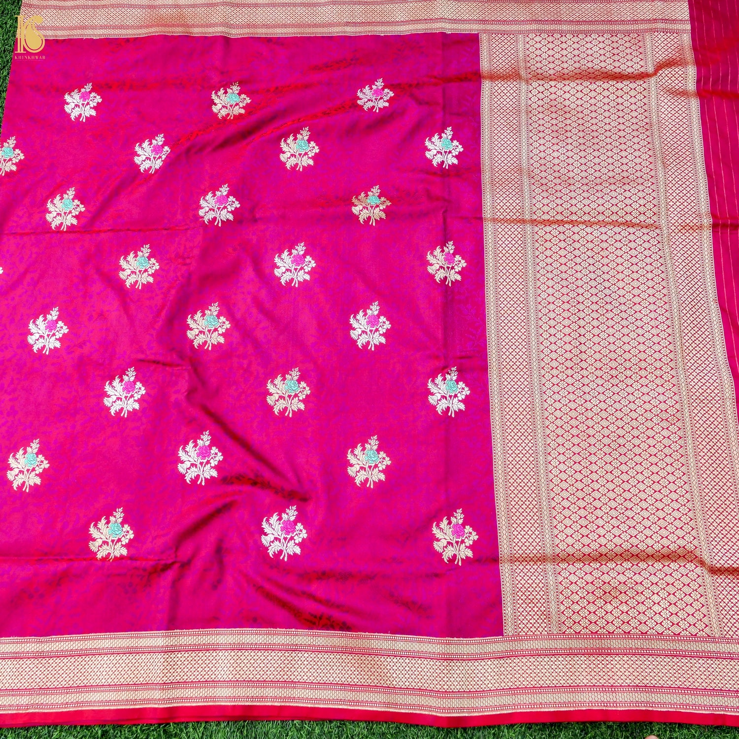 Handloom Banarasi Katan Silk Kadwa Tanchoi Saree