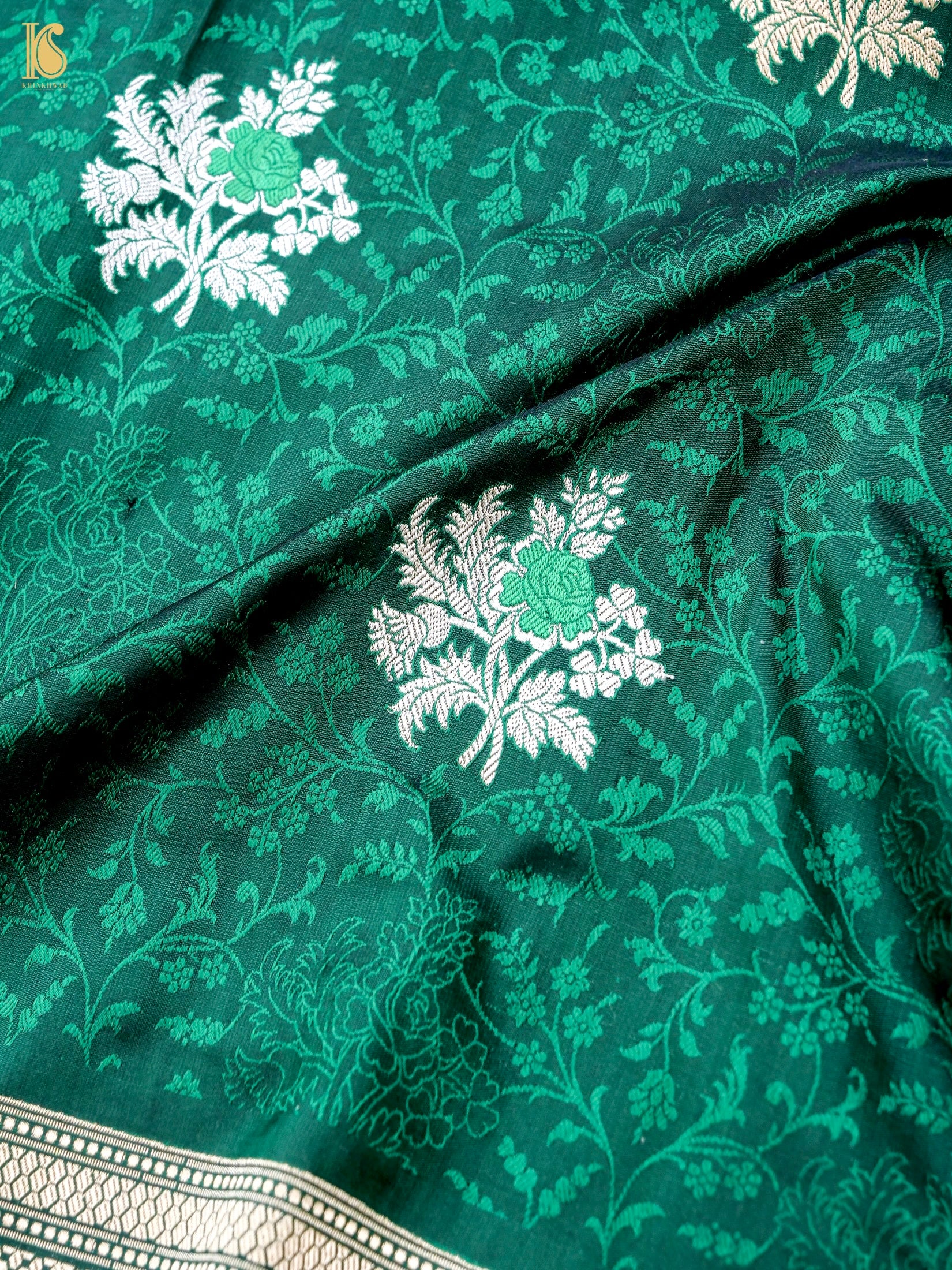 Handloom Banarasi Katan Silk Kadwa Tanchoi Saree