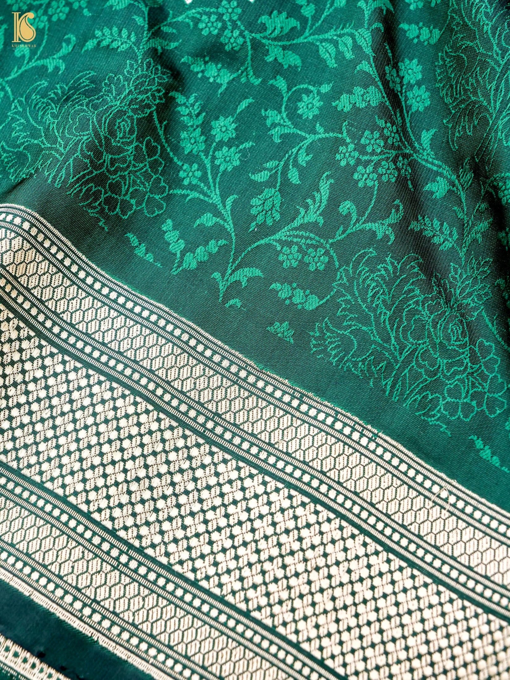 Handloom Banarasi Katan Silk Kadwa Tanchoi Saree