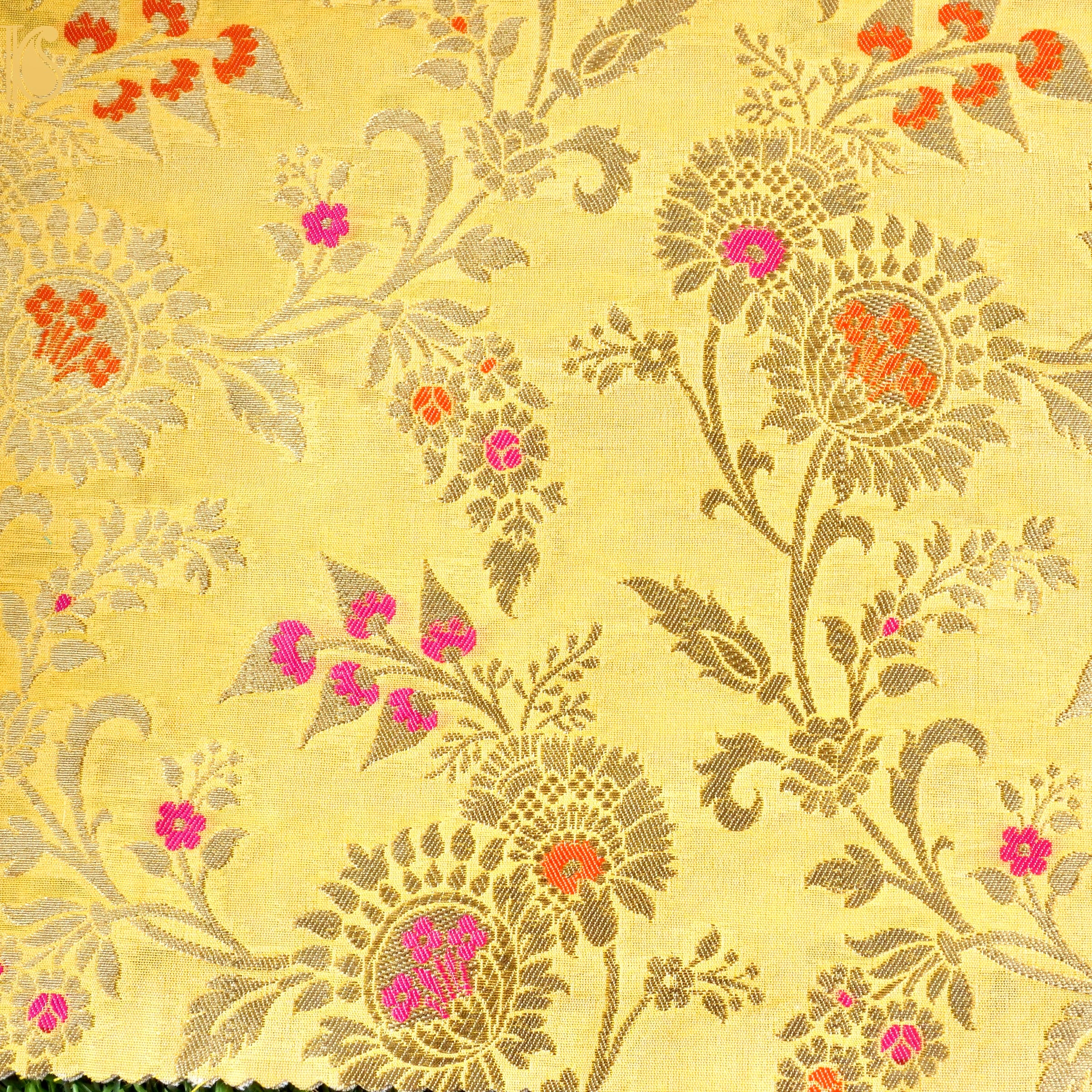 Banarasi Semi Silk Fabric