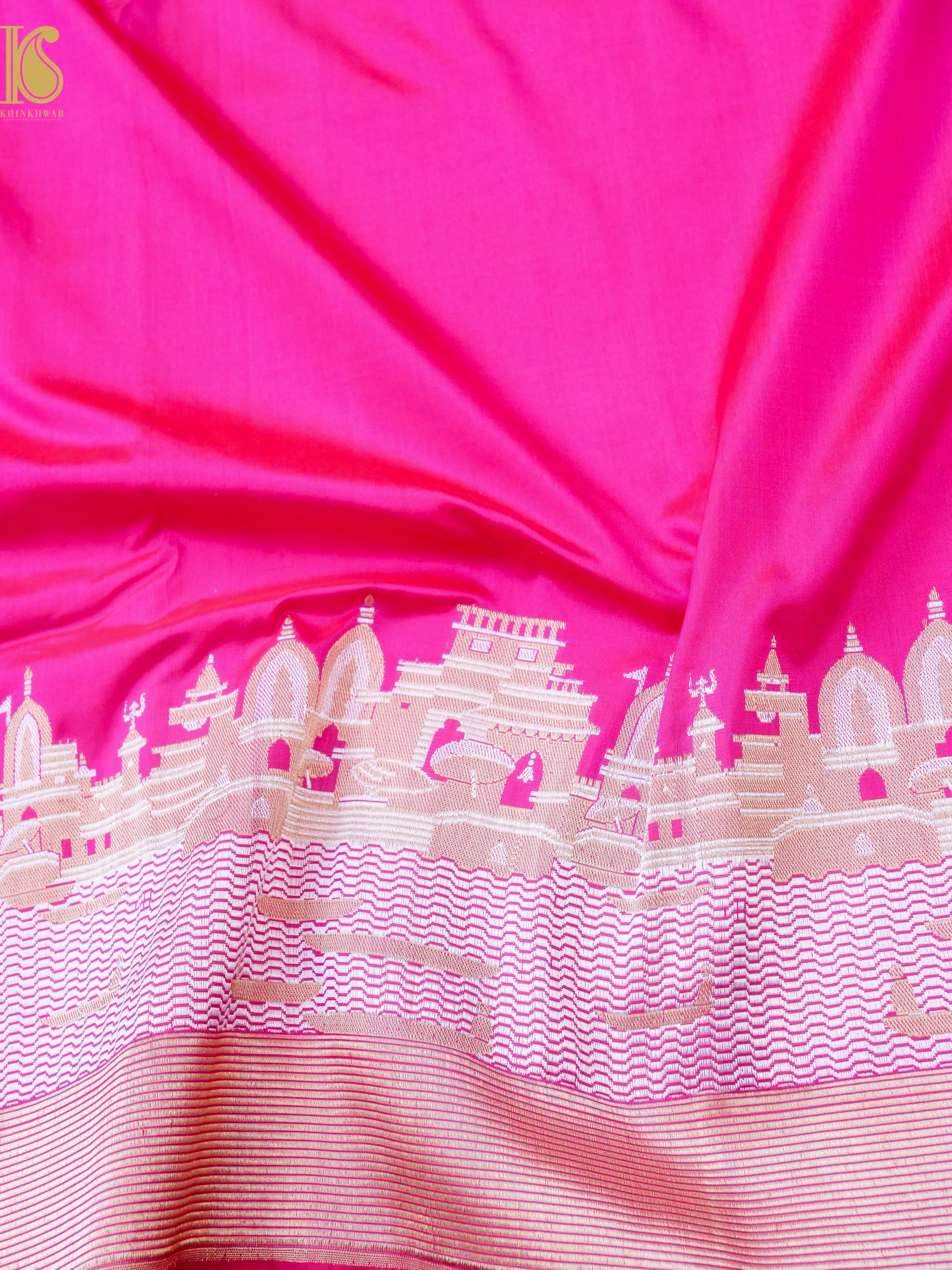 Handwoven Banaras Ghaat Pure Silk Saree
