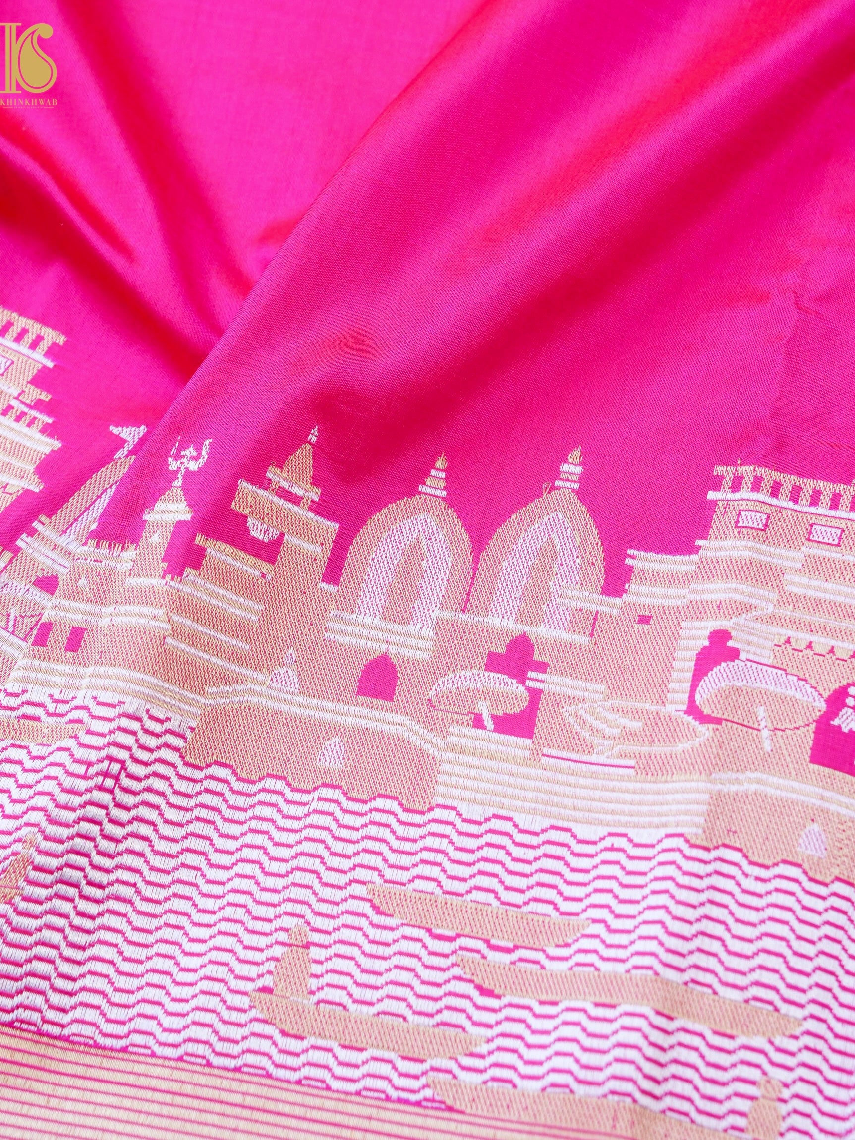 Handwoven Banaras Ghaat Pure Silk Saree