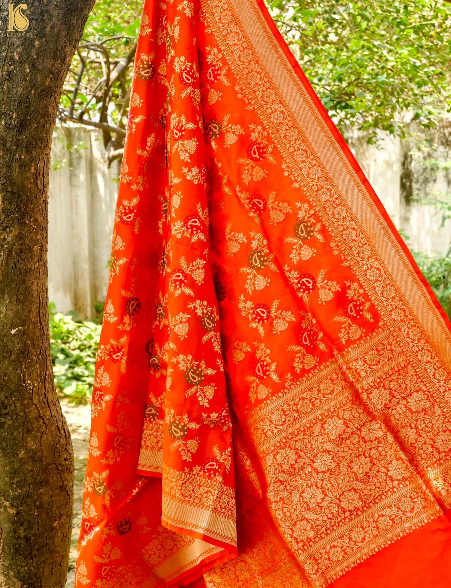 Handloom Banarasi Katan Silk Dupatta