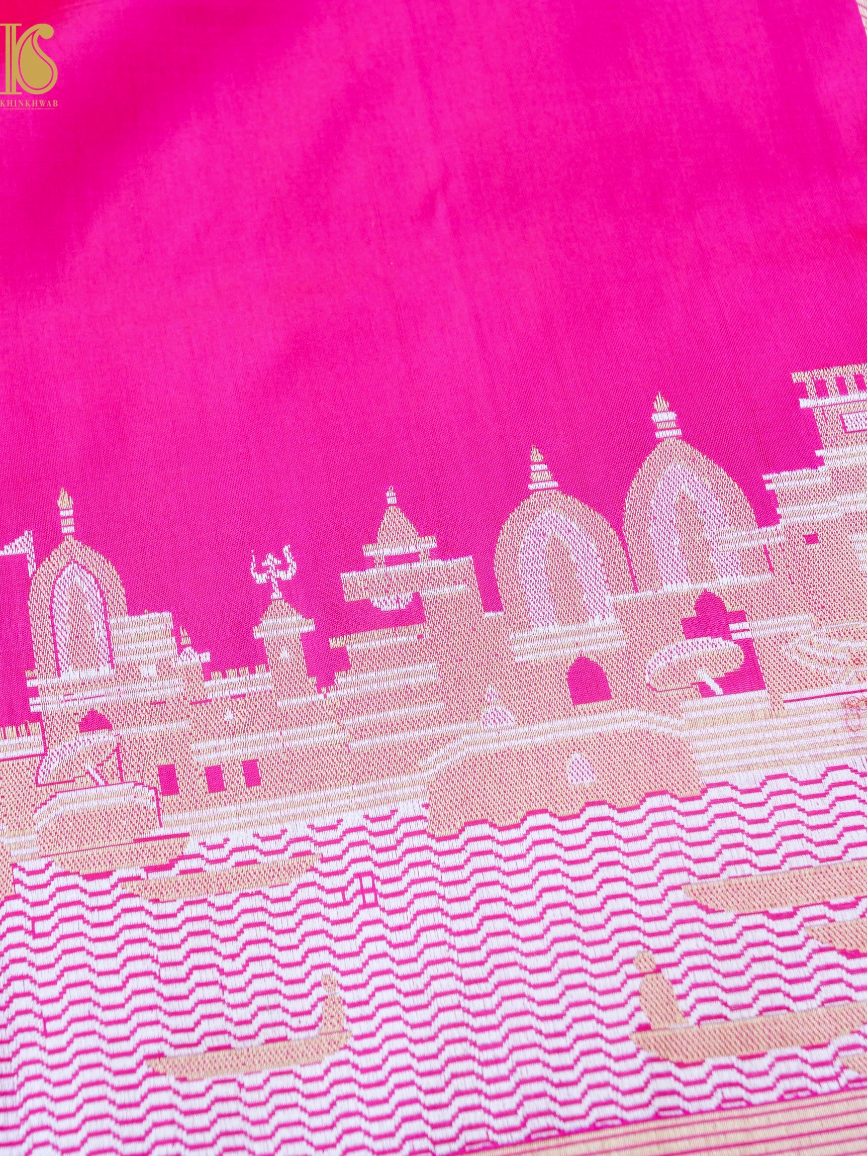 Handwoven Banaras Ghaat Pure Silk Saree