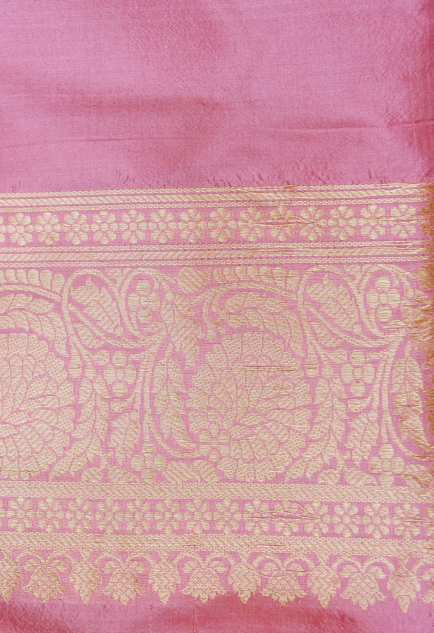 Banarasi Katan Silk Handwoven Kadwa Jaal Saree