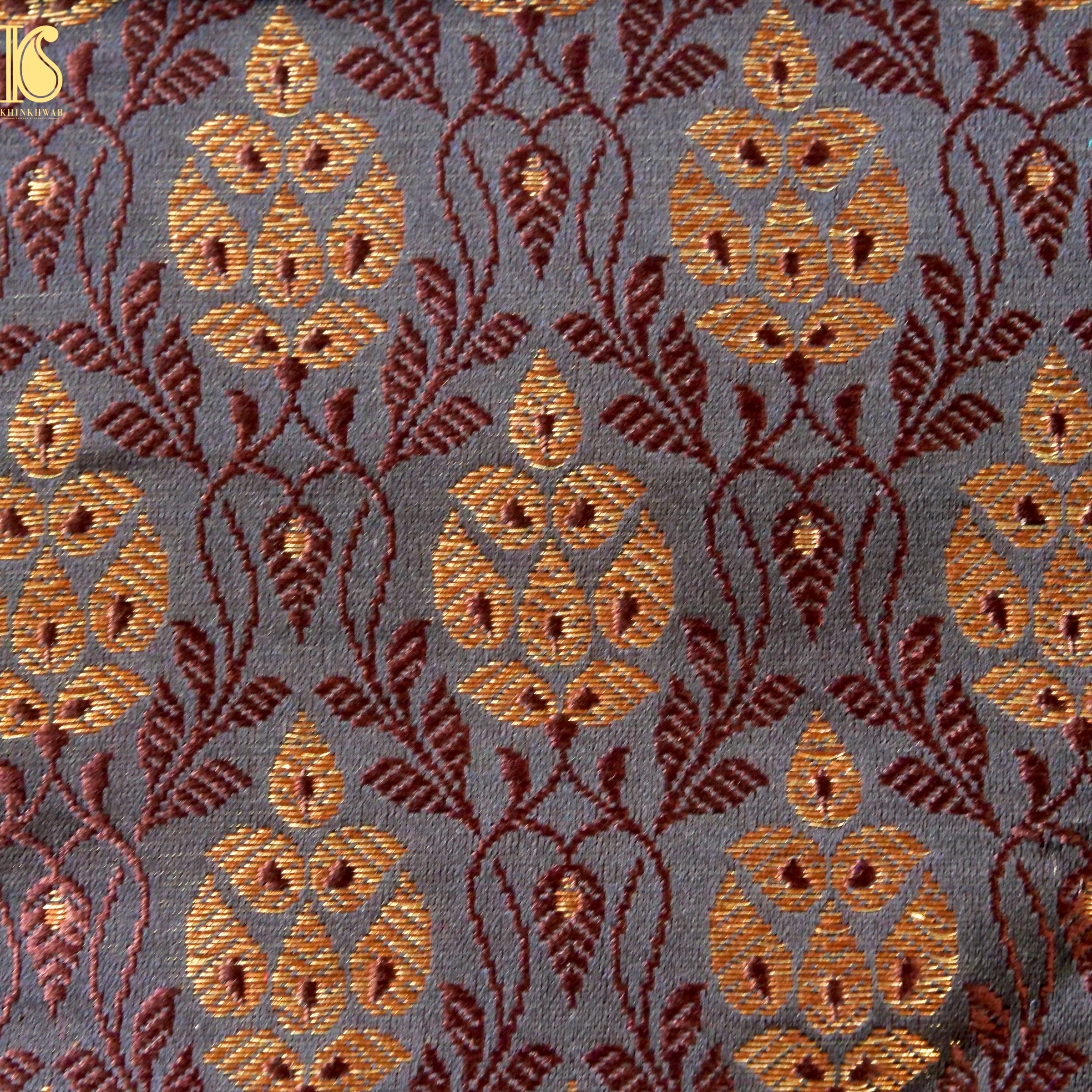 Banarasi Semi Silk Fabric Jacquard Weaving