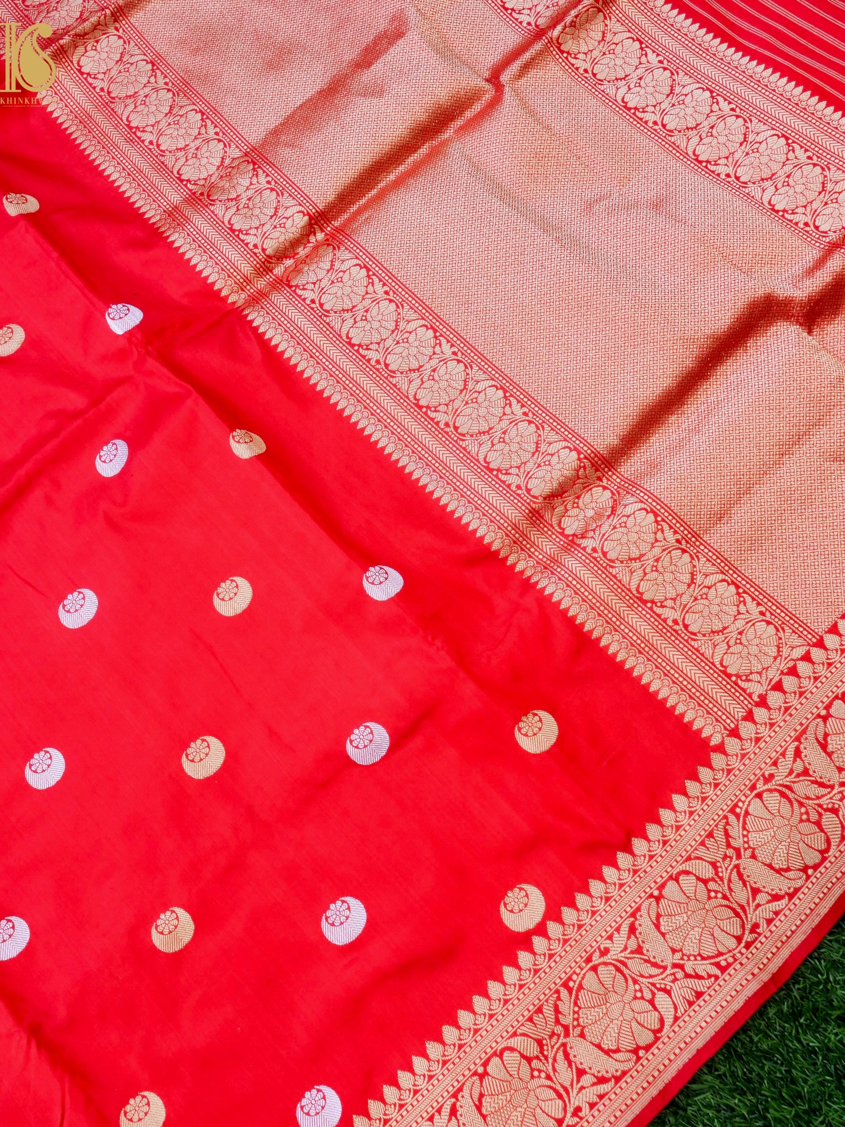Banarasi Katan Silk Handwoven Chaand Boota Saree