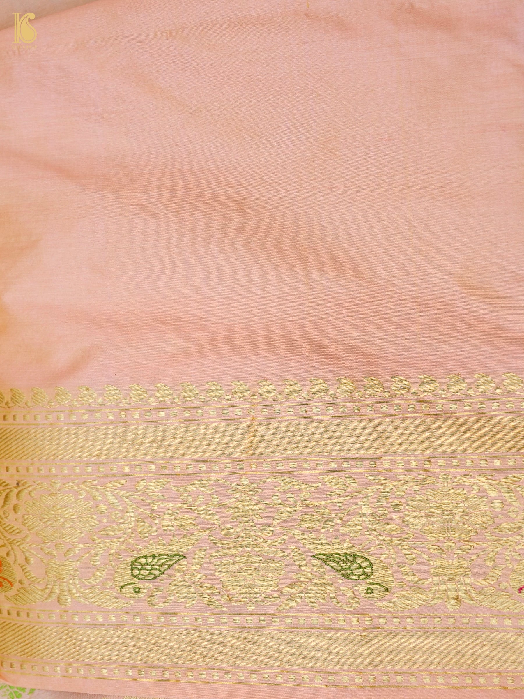 Handloom Banarasi Katan Silk Resham Rangkat Saree