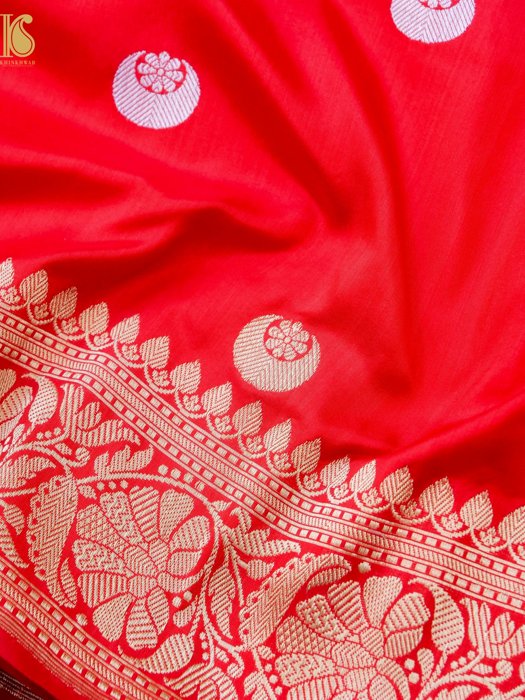 Banarasi Katan Silk Handwoven Chaand Boota Saree