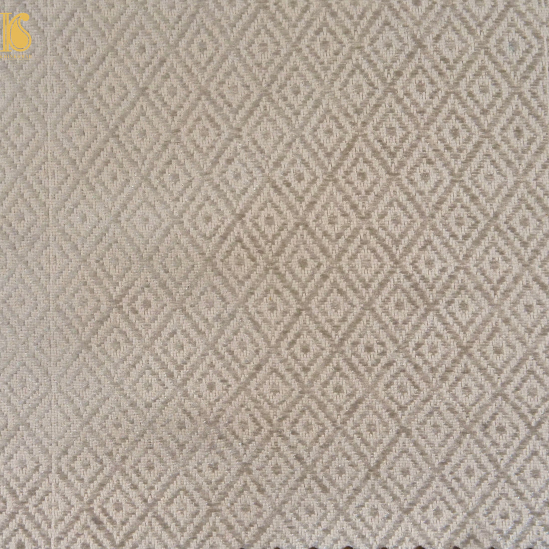 Banarasi Semi Silk Fabric Gold & Silver