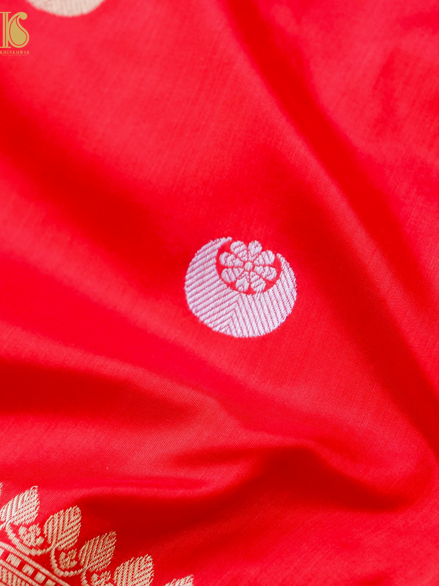 Banarasi Katan Silk Handwoven Chaand Boota Saree