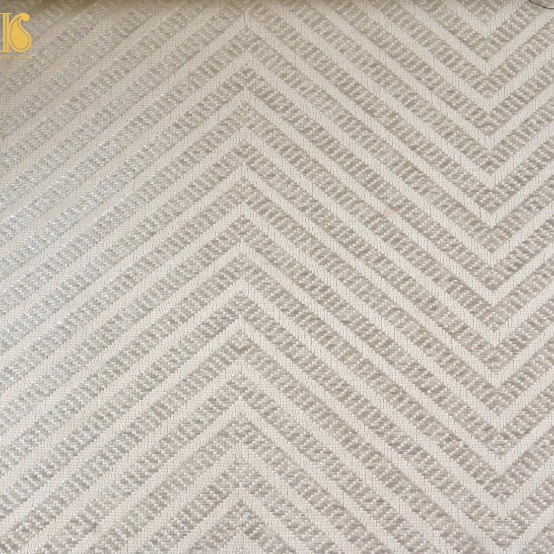 Banarasi Semi Silk Fabric Gold & Silver