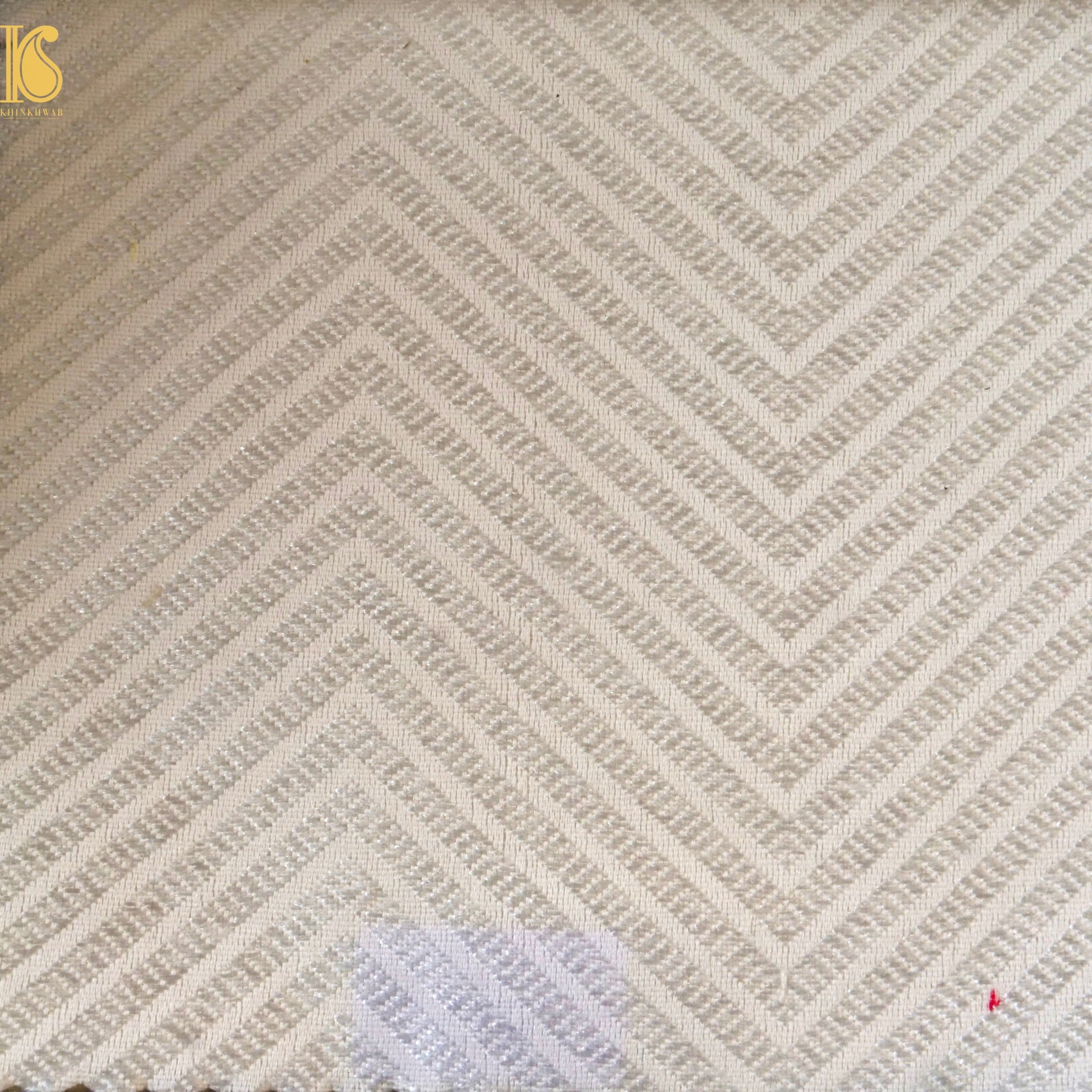 Banarasi Semi Silk Fabric Gold & Silver