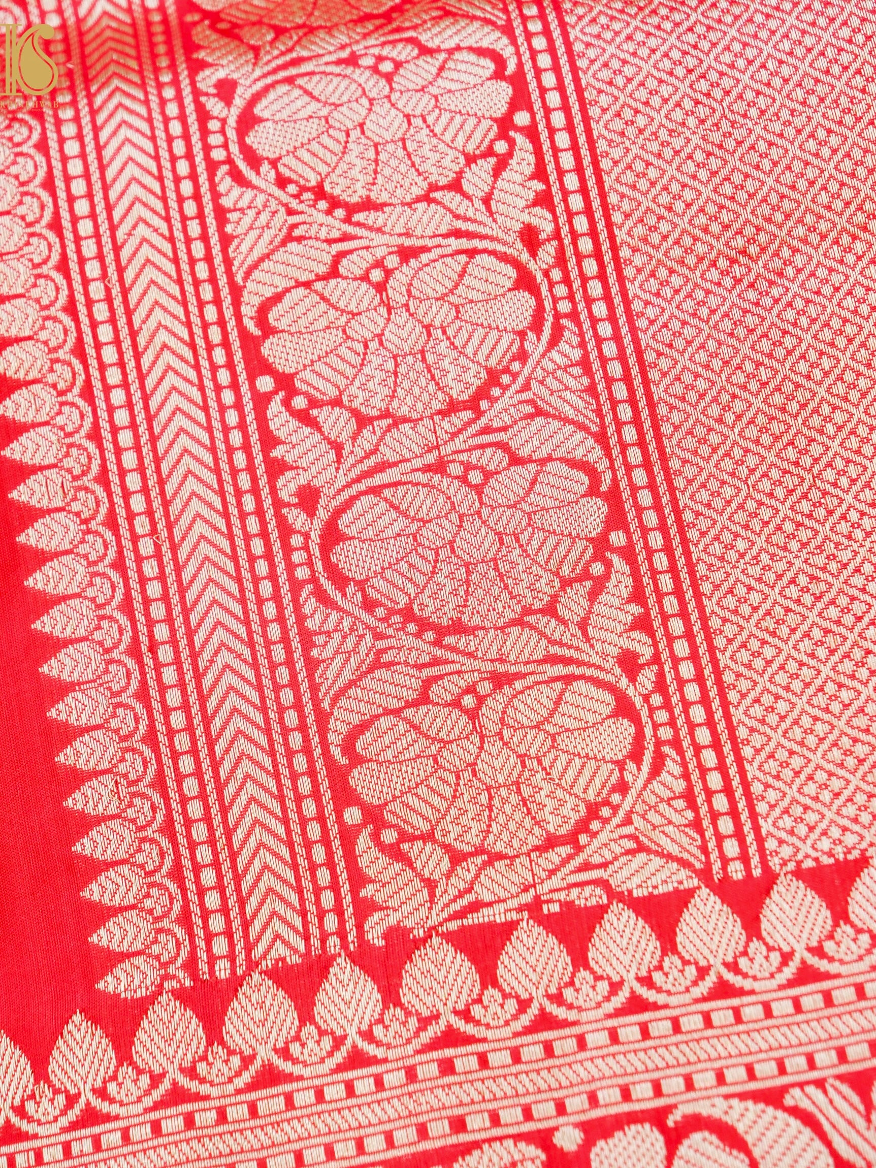 Banarasi Katan Silk Handwoven Chaand Boota Saree