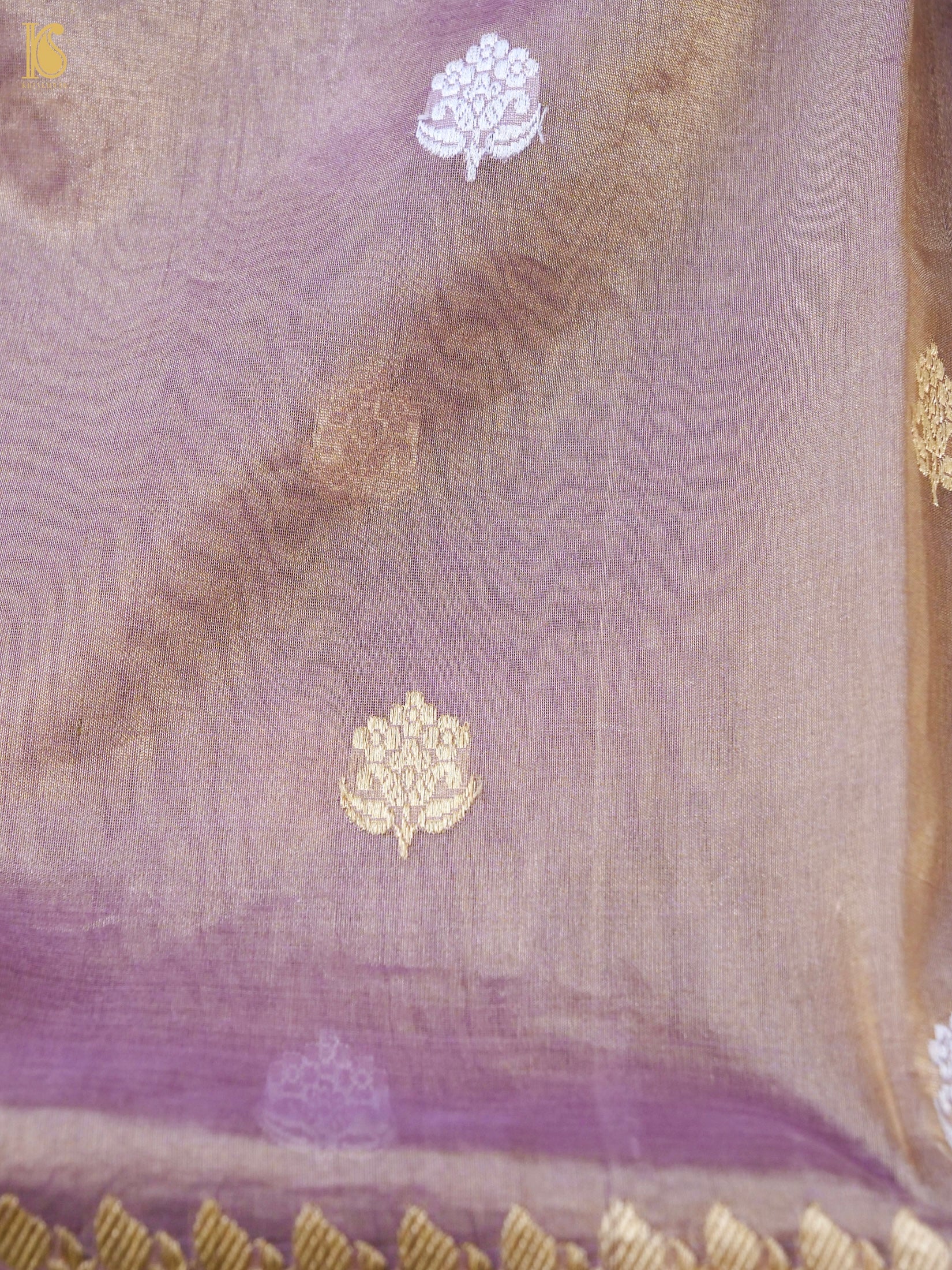 Handloom Banarasi Pure Silk Tissue Kadwa Saree