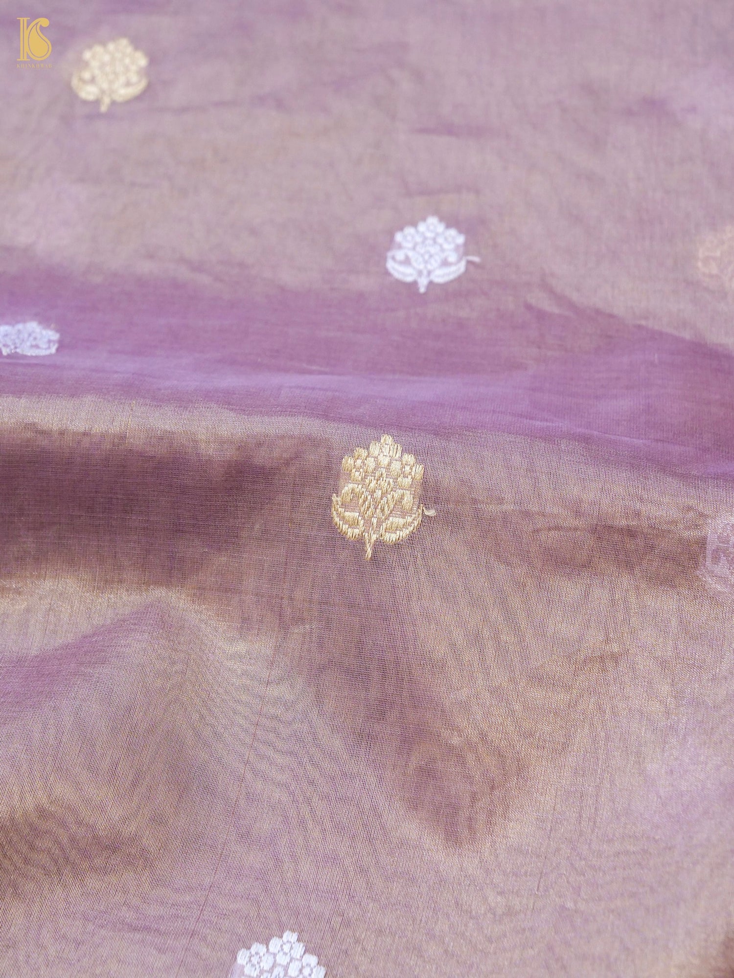 Handloom Banarasi Pure Silk Tissue Kadwa Saree