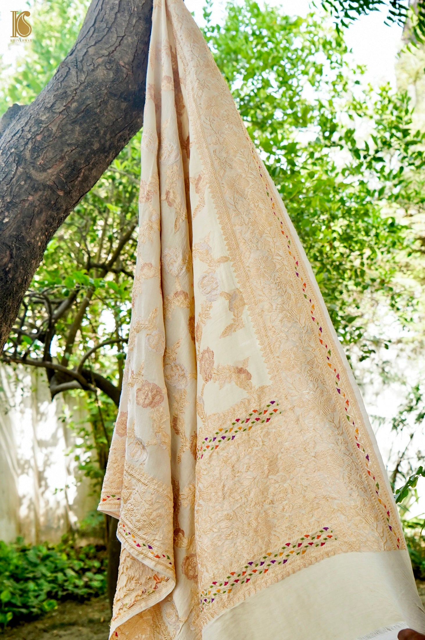 Handloom Moonga Silk Banarasi Kadwa Dupatta