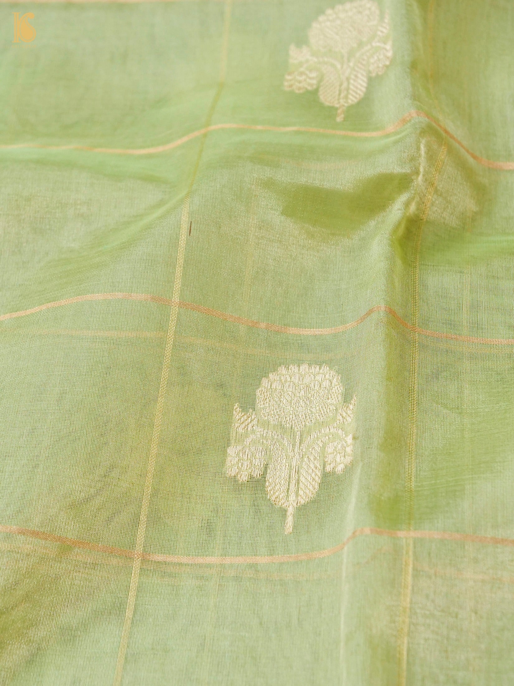 Handloom Banarasi Pure Silk Tissue Kadwa Saree