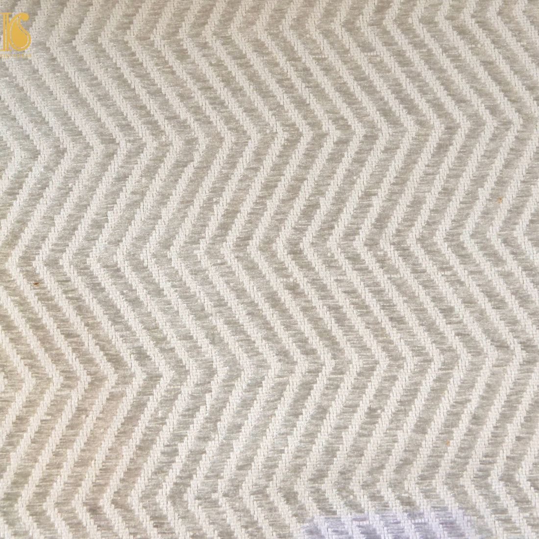 Banarasi Semi Silk Fabric Gold & Silver