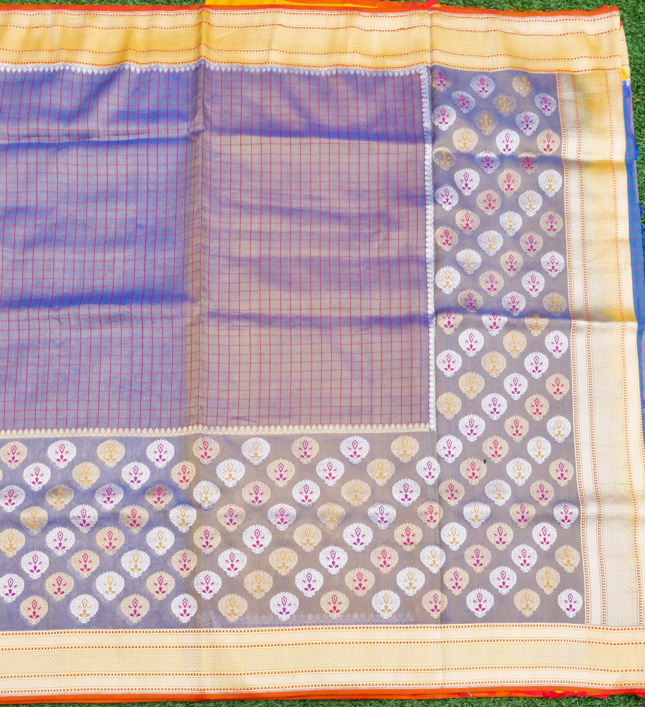 Handloom Banarasi Pure Katan Silk Kadwa Saree