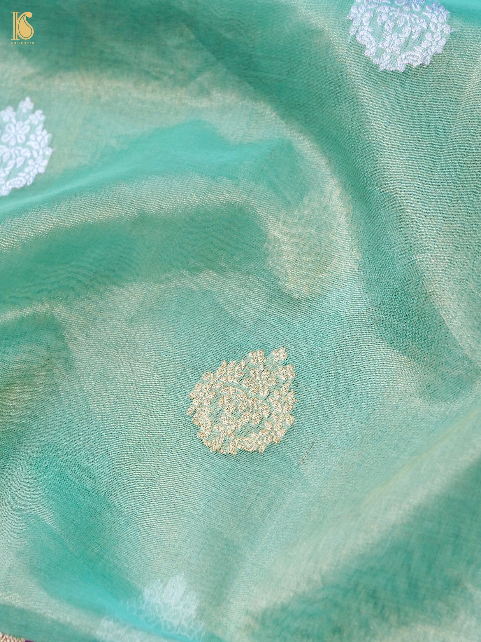 Handloom Banarasi Pure Silk Tissue Kadwa Saree
