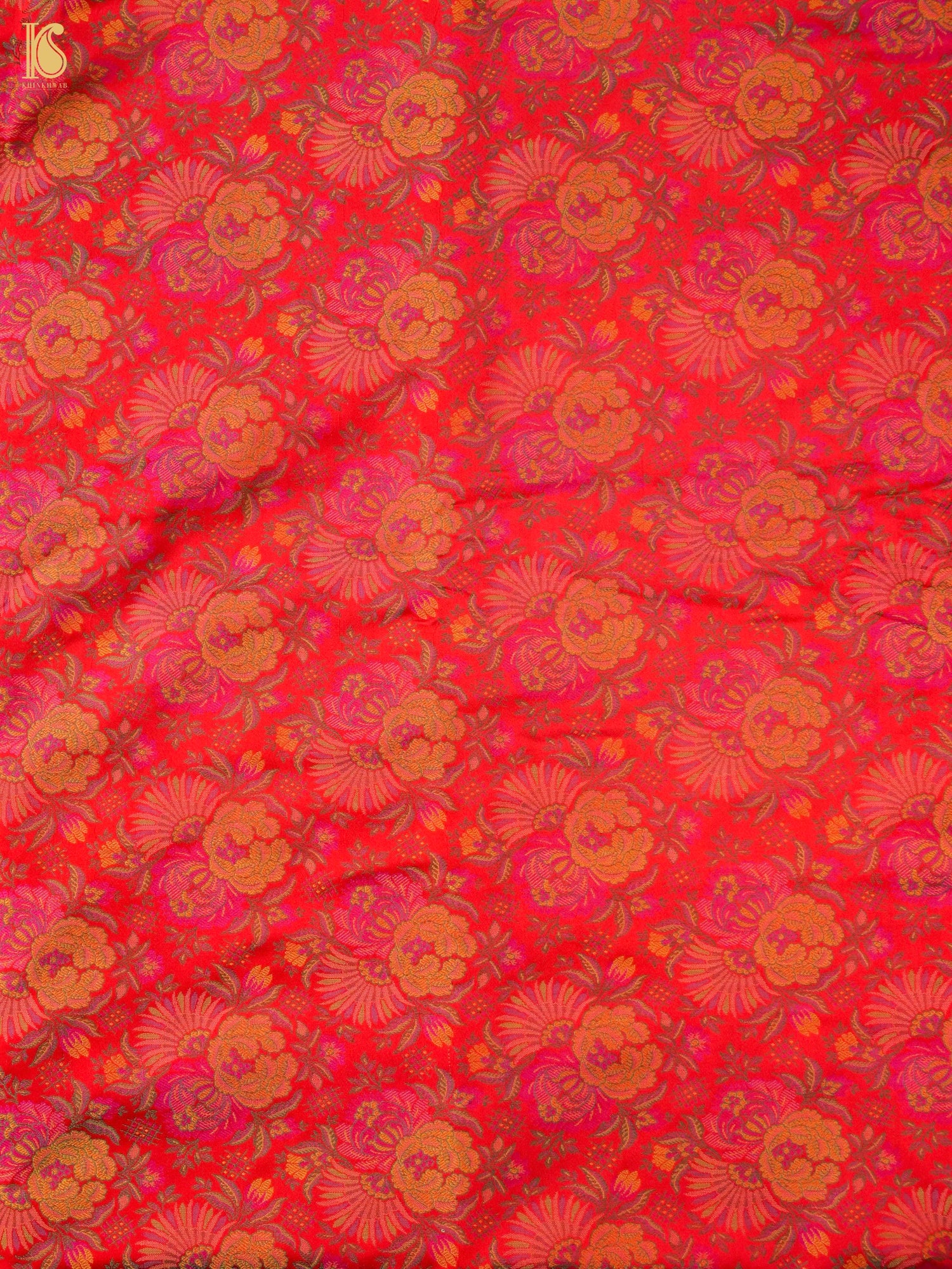 Handloom Banarasi Juhi Tanchoi Silk Fabric