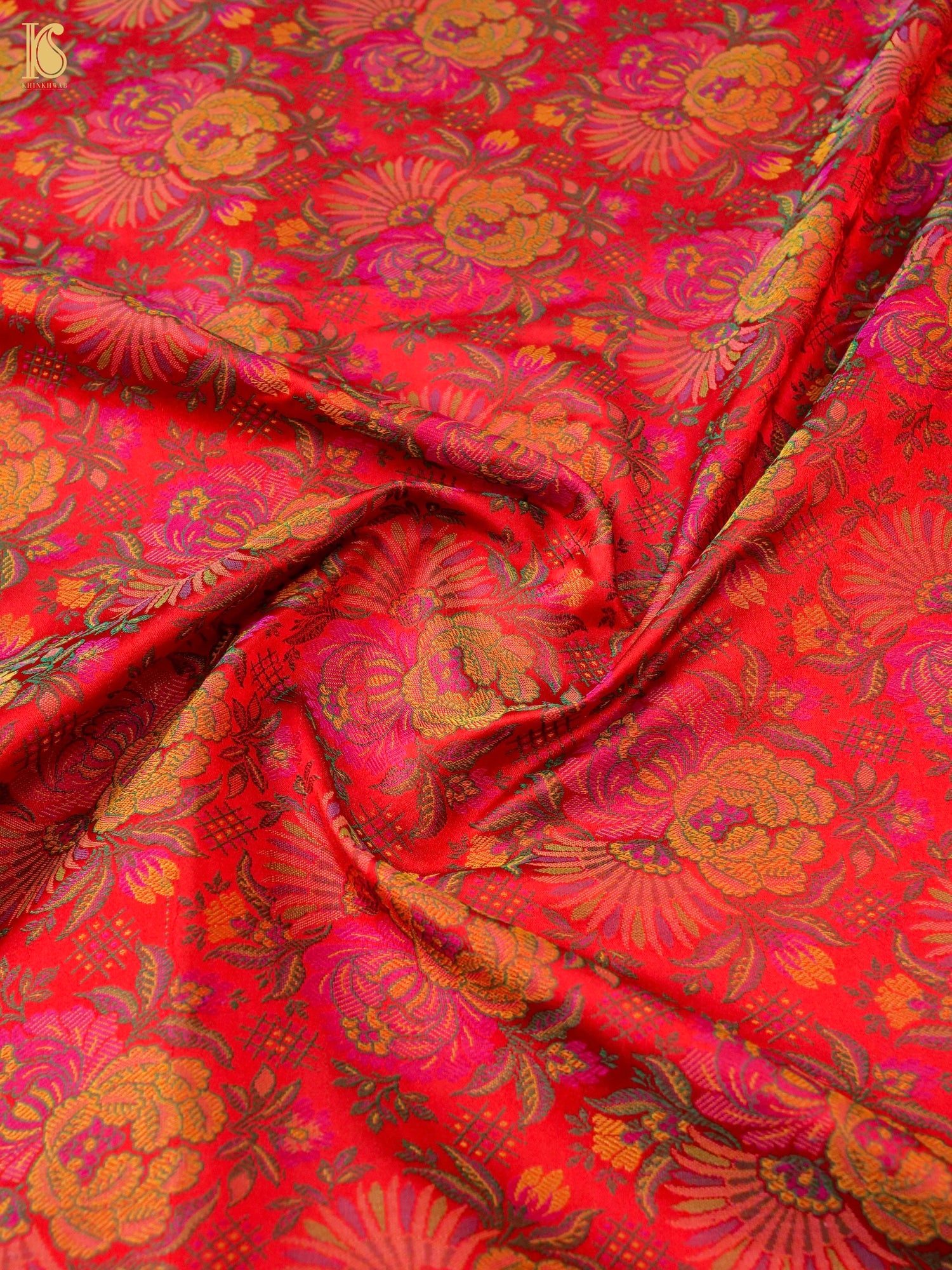 Handloom Banarasi Juhi Tanchoi Silk Fabric